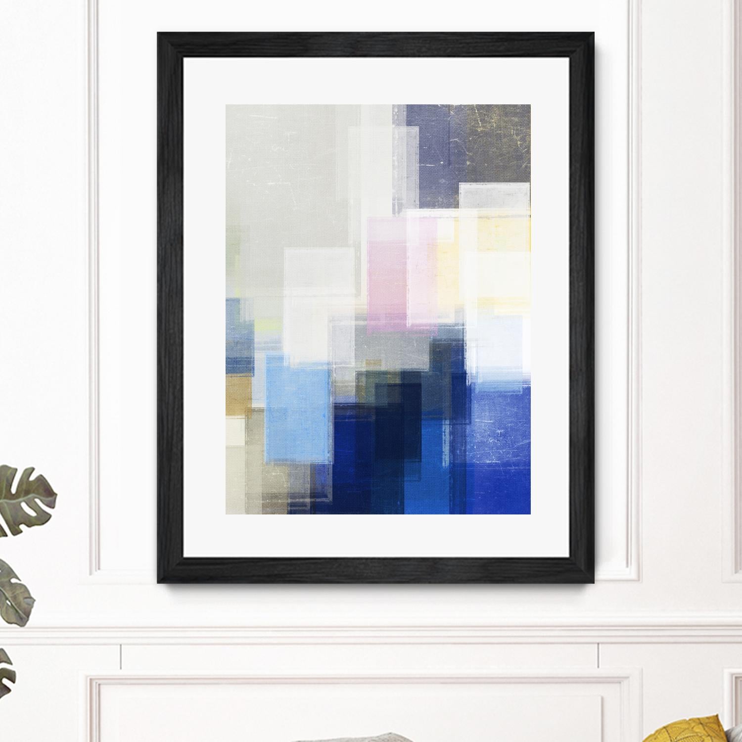 New Start by Jenn Jorgensen on GIANT ART - blue abstract