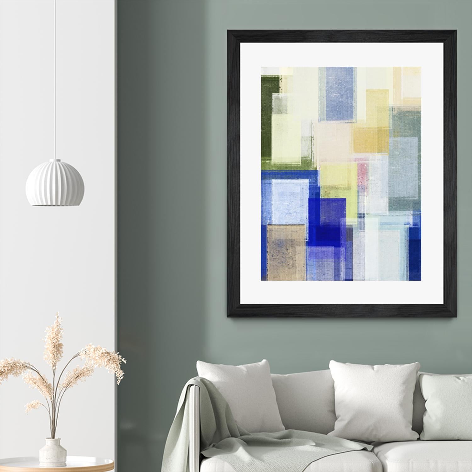 Next Time by Jenn Jorgensen on GIANT ART - blue abstract