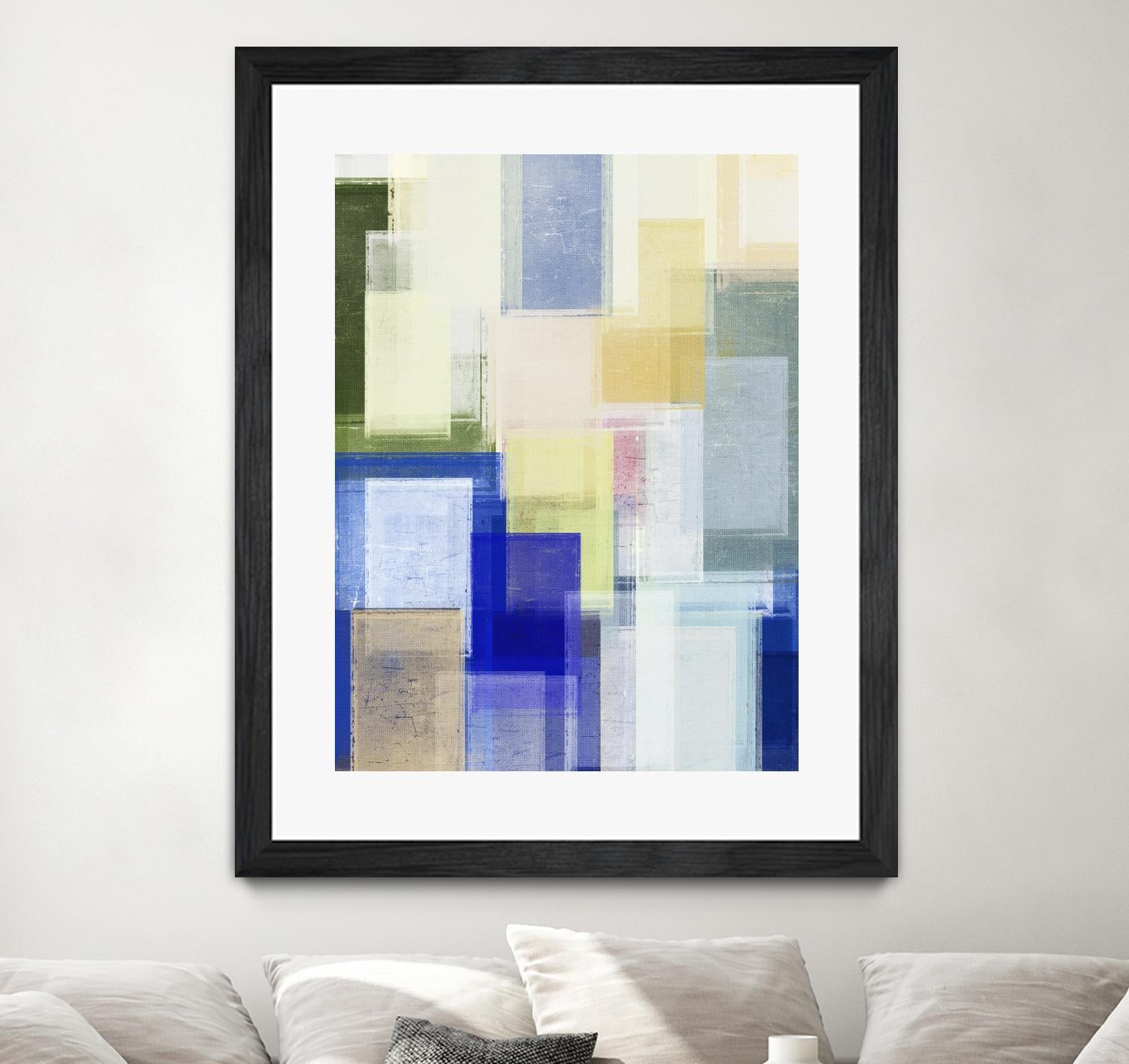 Next Time by Jenn Jorgensen on GIANT ART - blue abstract