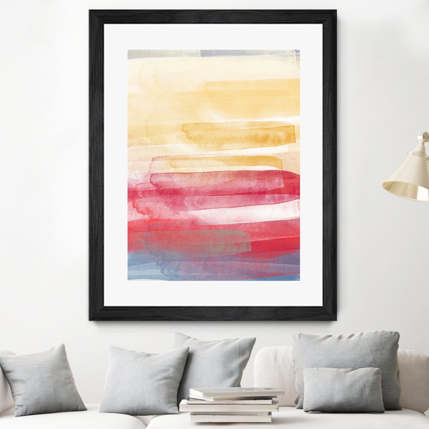 A Little More by Jenn Jorgensen on GIANT ART - yellow abstract