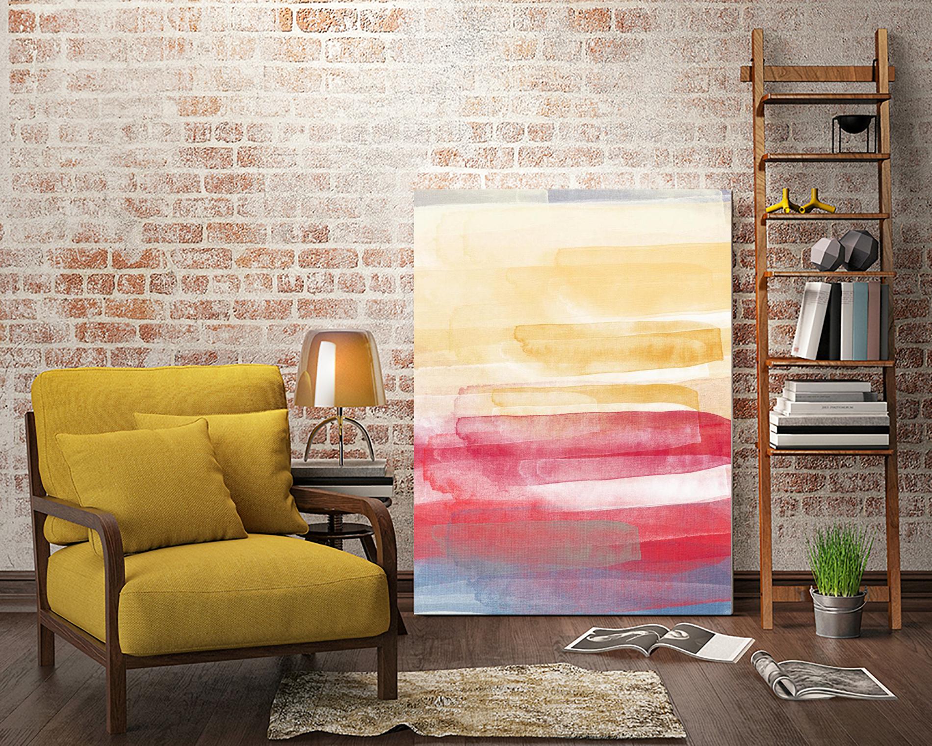 A Little More by Jenn Jorgensen on GIANT ART - yellow abstract