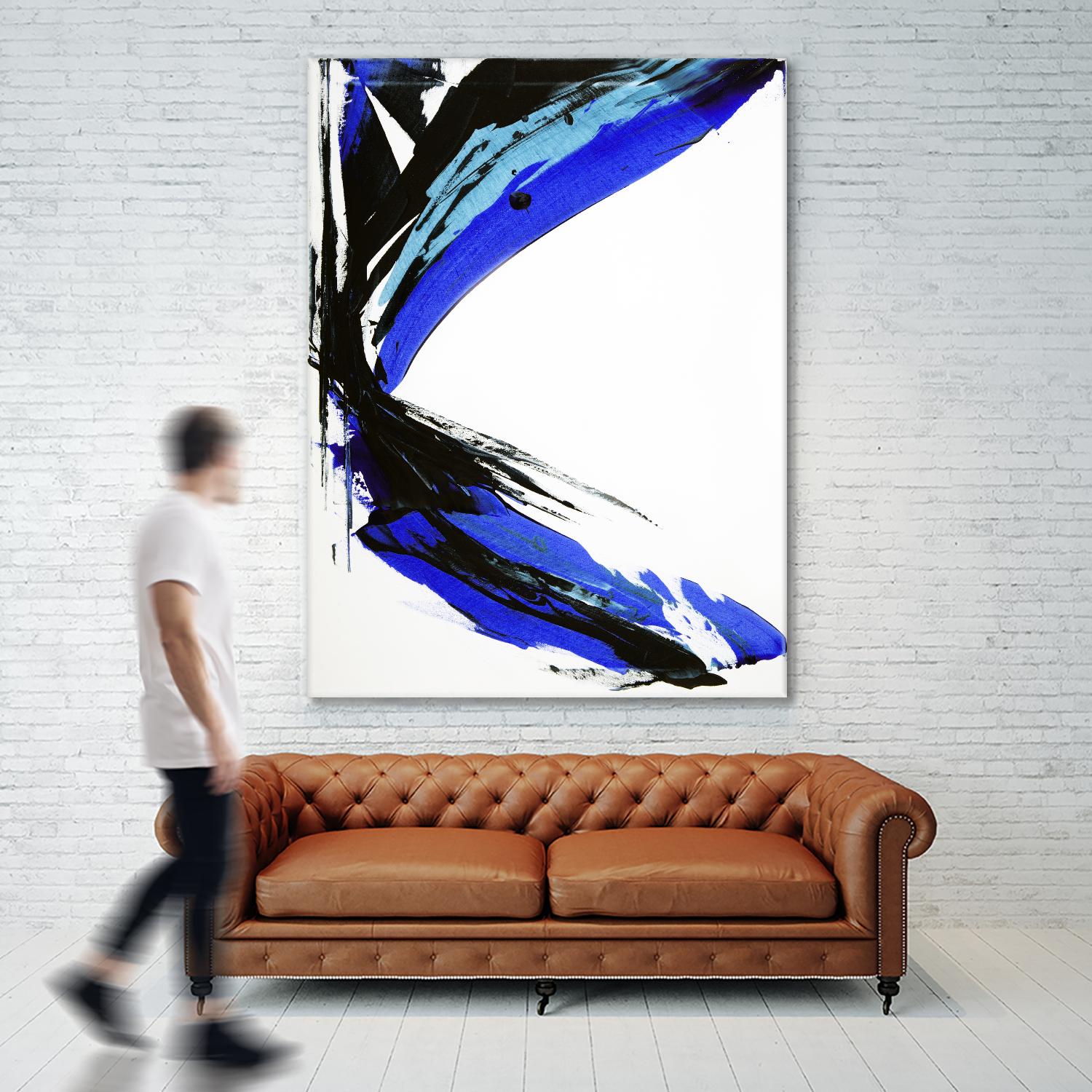 Rex by Joan Marie on GIANT ART - black abstract
