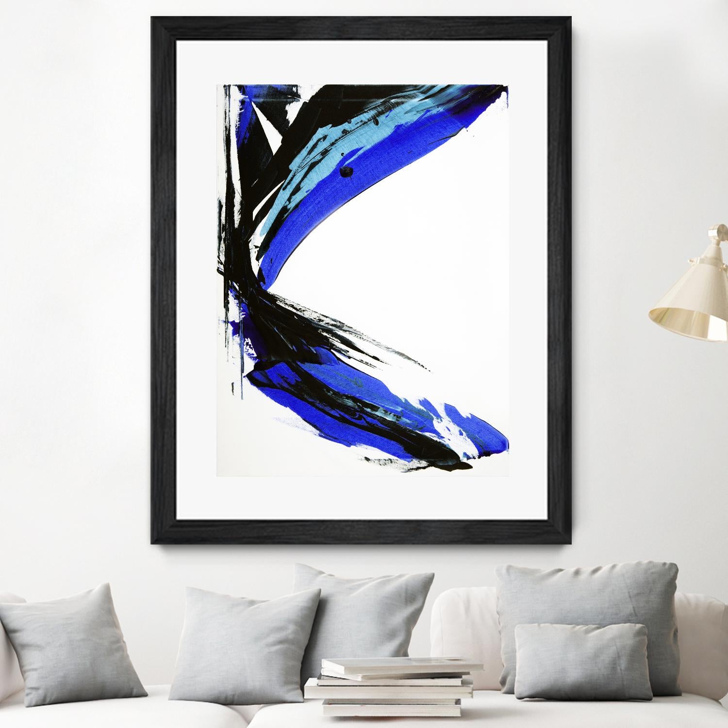 Rex by Joan Marie on GIANT ART - black abstract