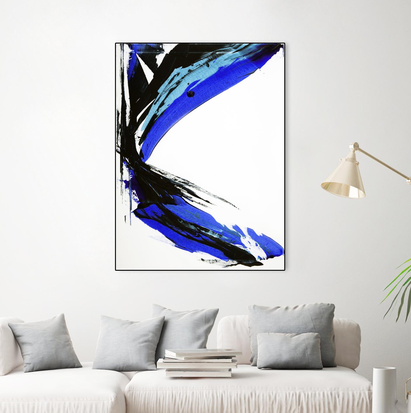 Rex by Joan Marie on GIANT ART - black abstract