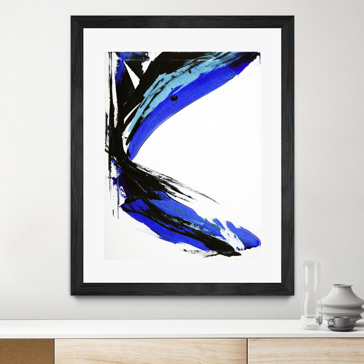 Rex by Joan Marie on GIANT ART - black abstract