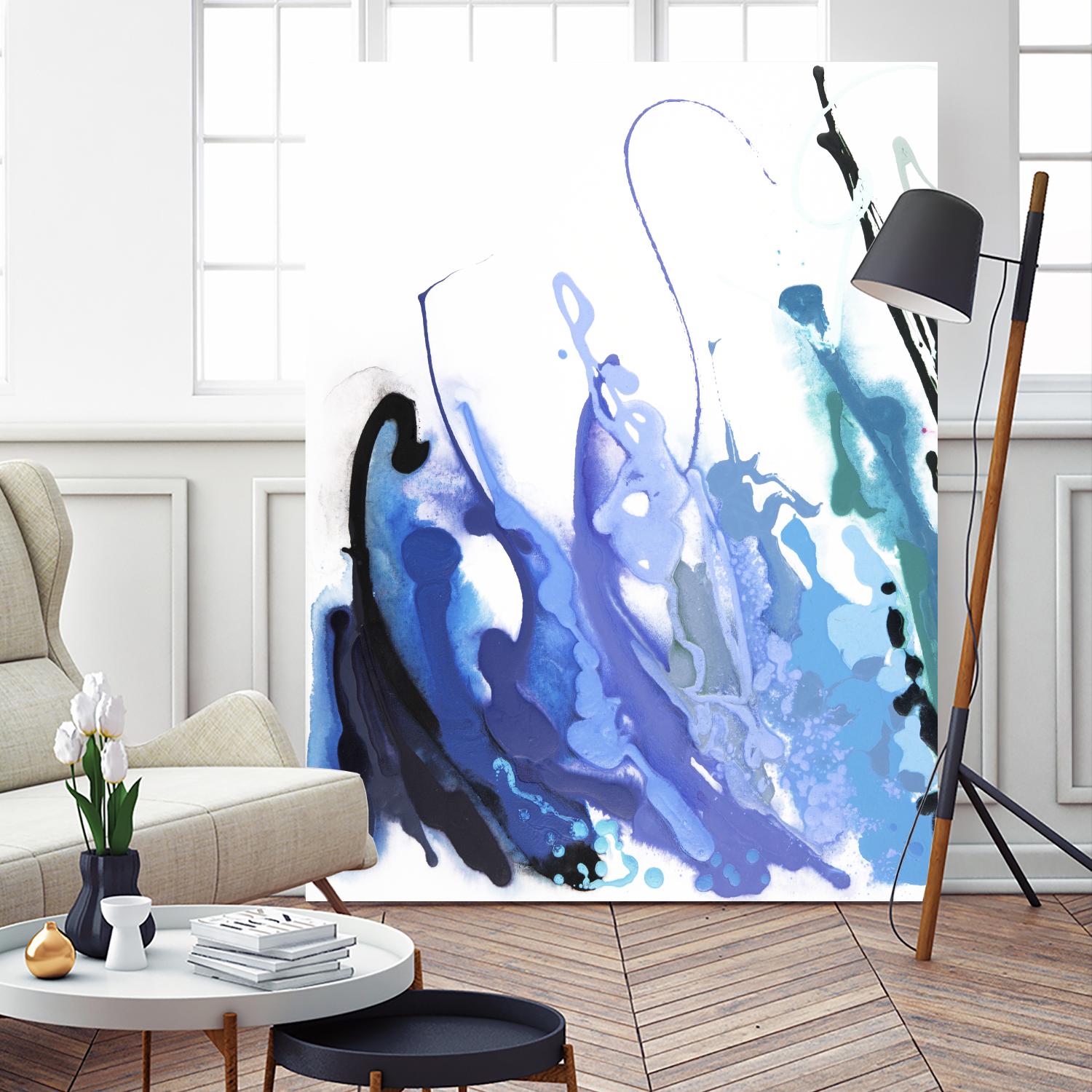 Reaching for the Sky by Joan Marie on GIANT ART - purple abstract