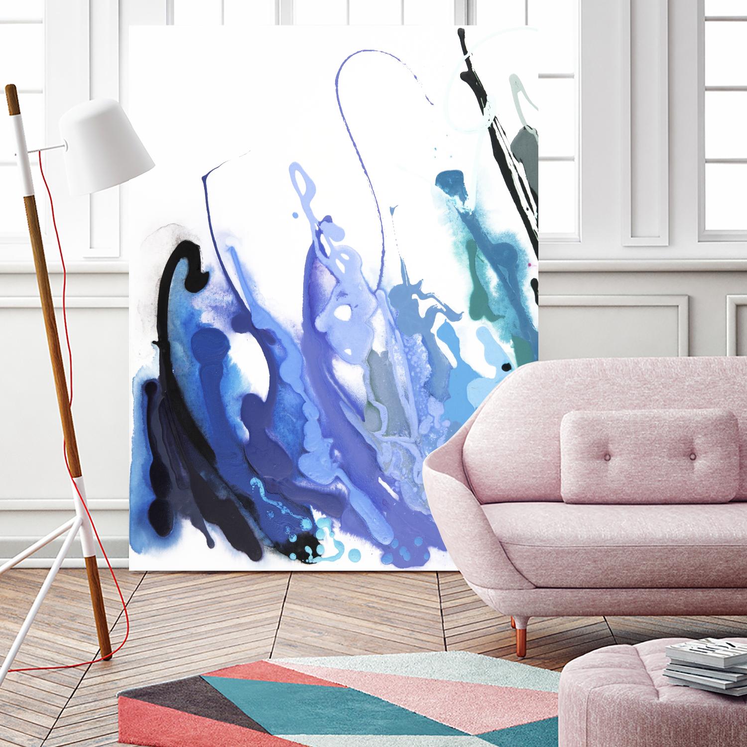 Reaching for the Sky by Joan Marie on GIANT ART - purple abstract