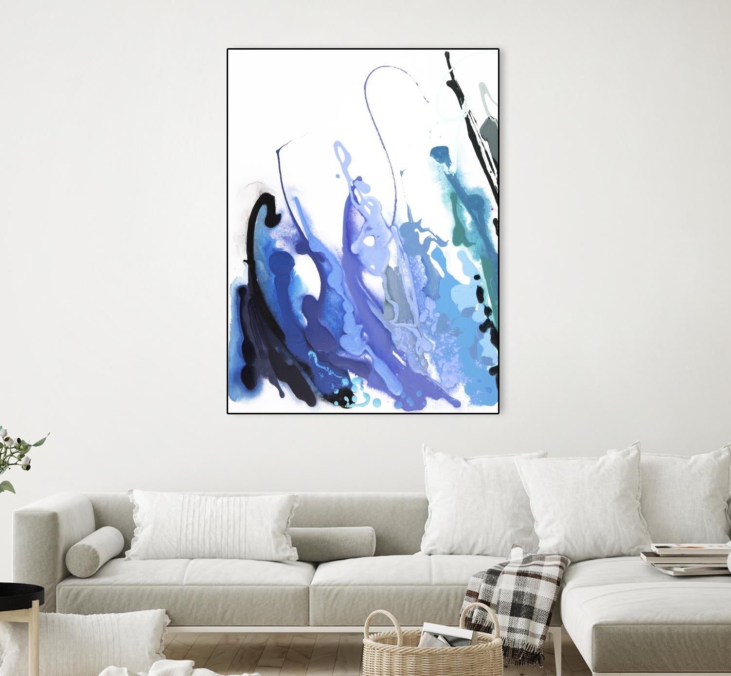 Reaching for the Sky by Joan Marie on GIANT ART - purple abstract