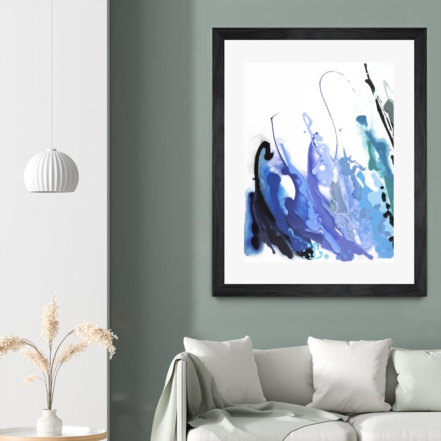 Reaching for the Sky by Joan Marie on GIANT ART - purple abstract