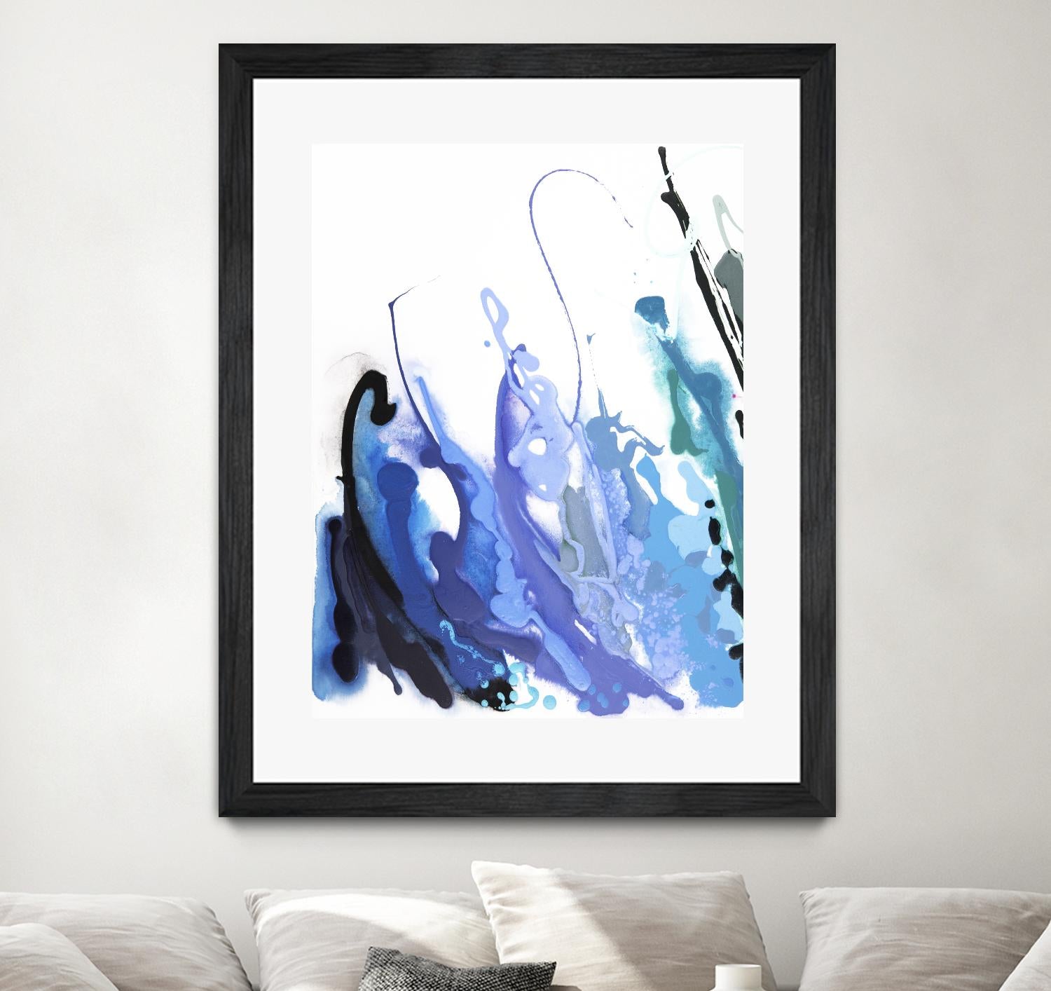 Reaching for the Sky by Joan Marie on GIANT ART - purple abstract