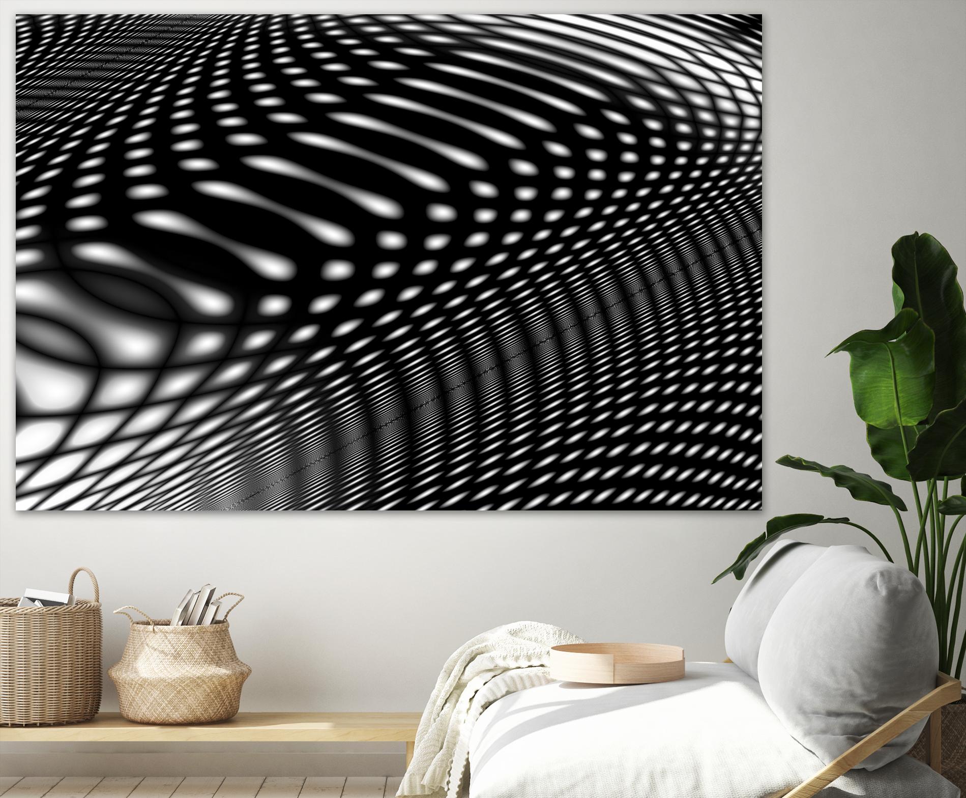 Interference IV by James Leese on GIANT ART - white abstract