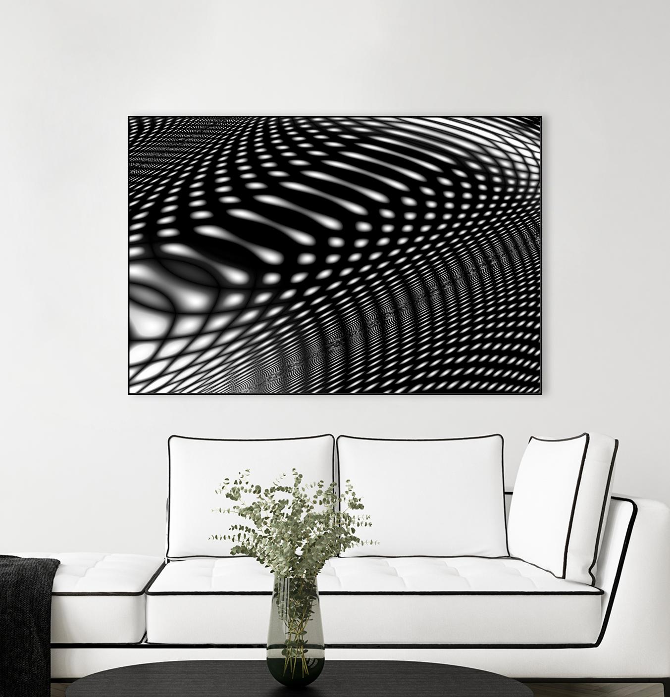 Interference IV by James Leese on GIANT ART - white abstract