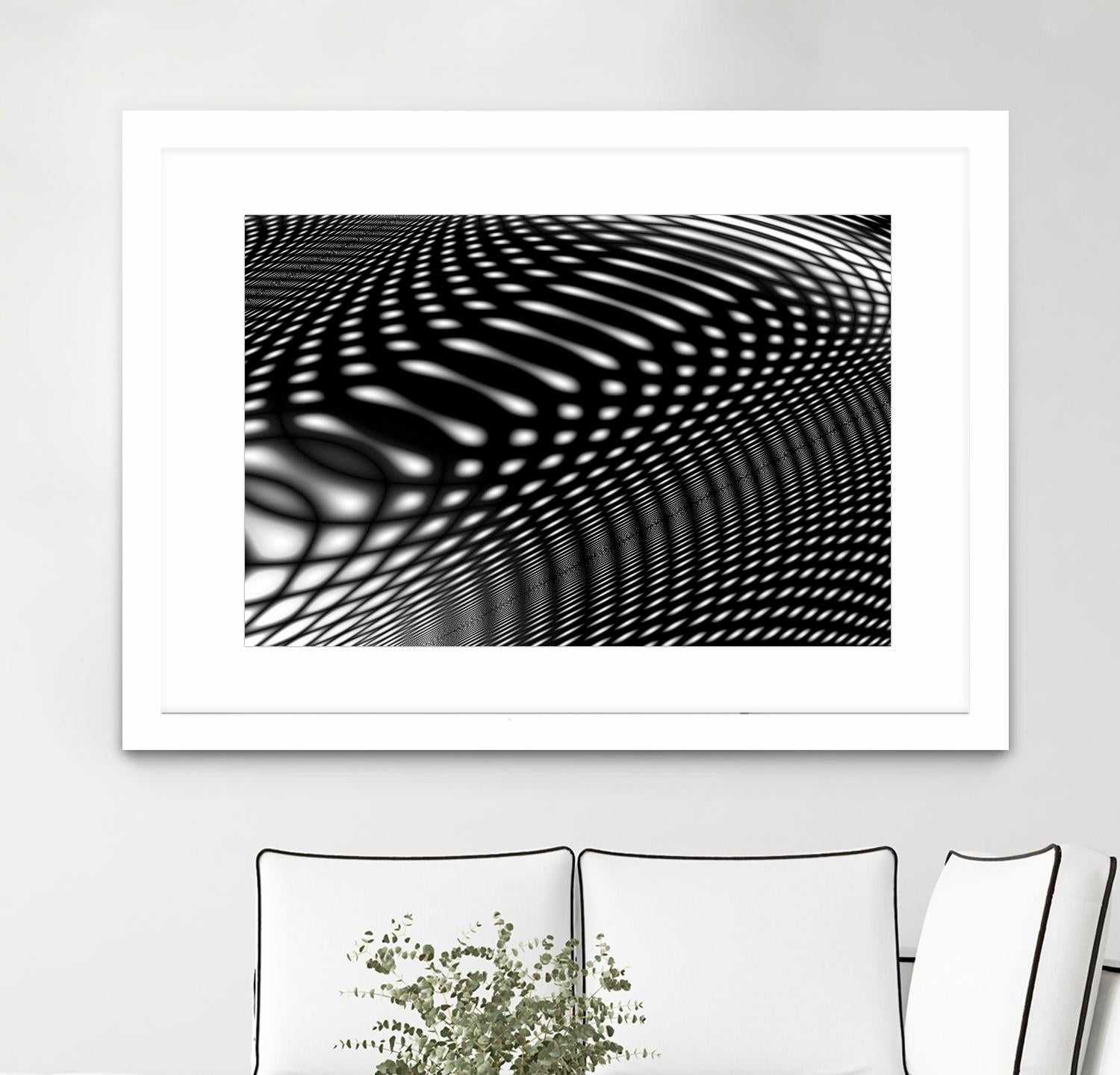 Interference IV by James Leese on GIANT ART - white abstract