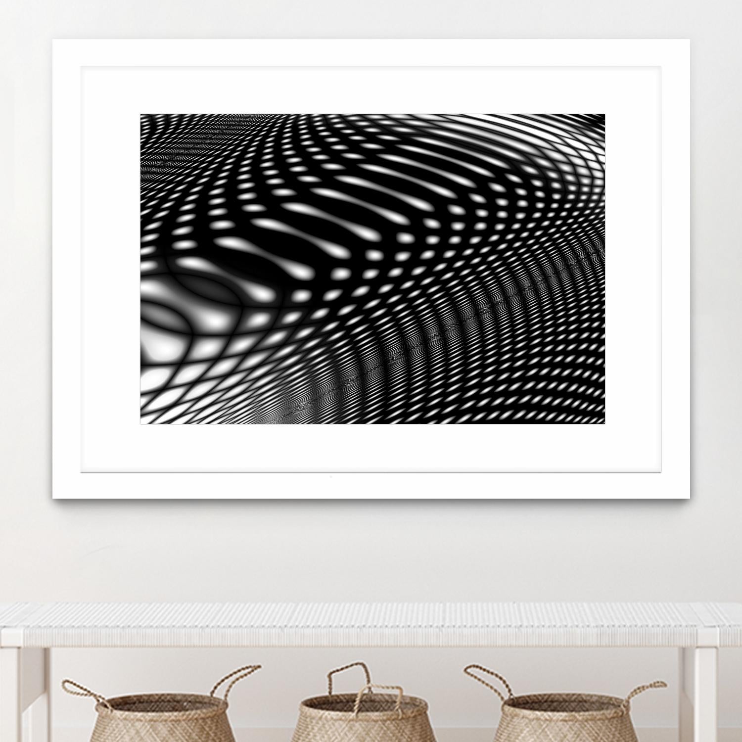 Interference IV by James Leese on GIANT ART - white abstract