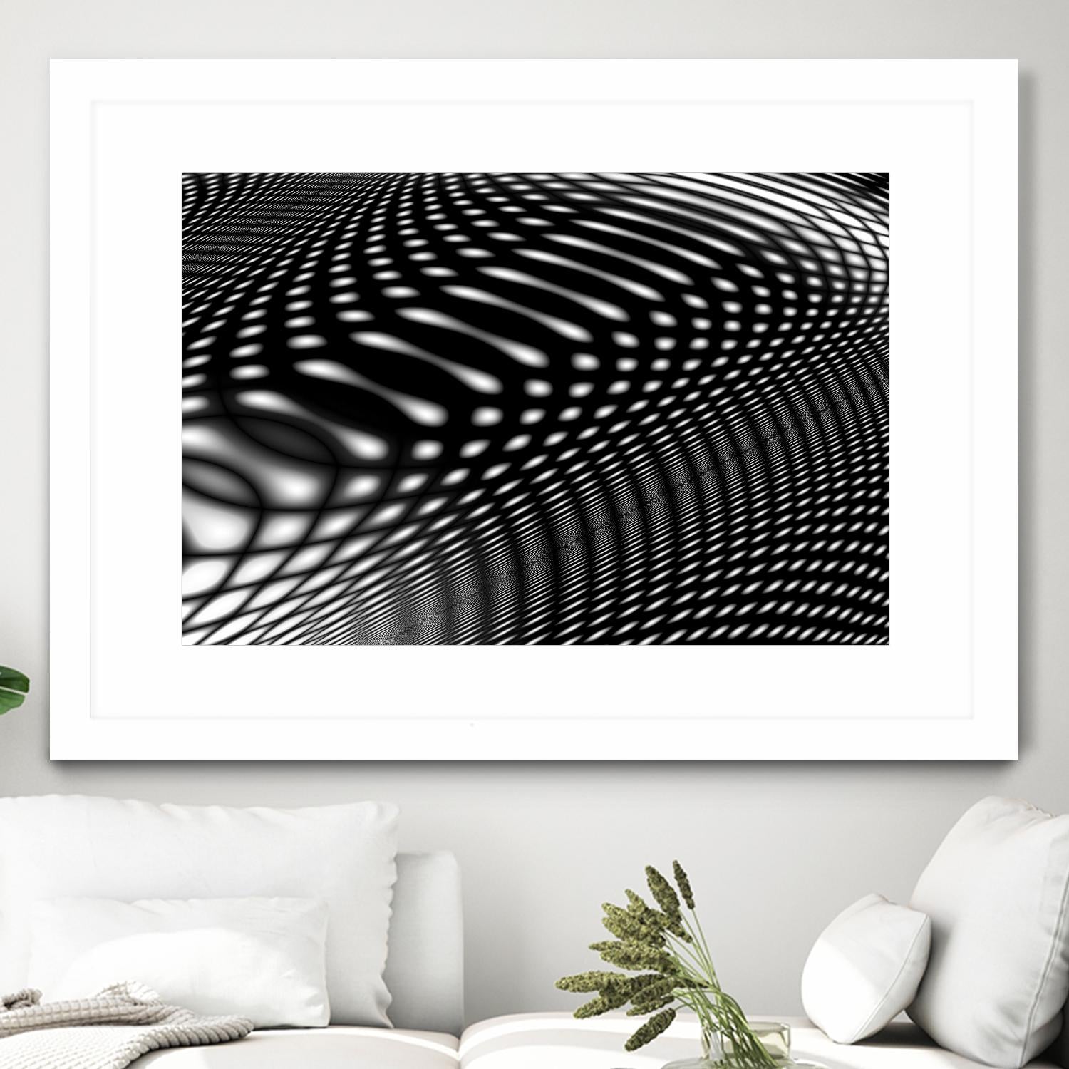 Interference IV by James Leese on GIANT ART - white abstract