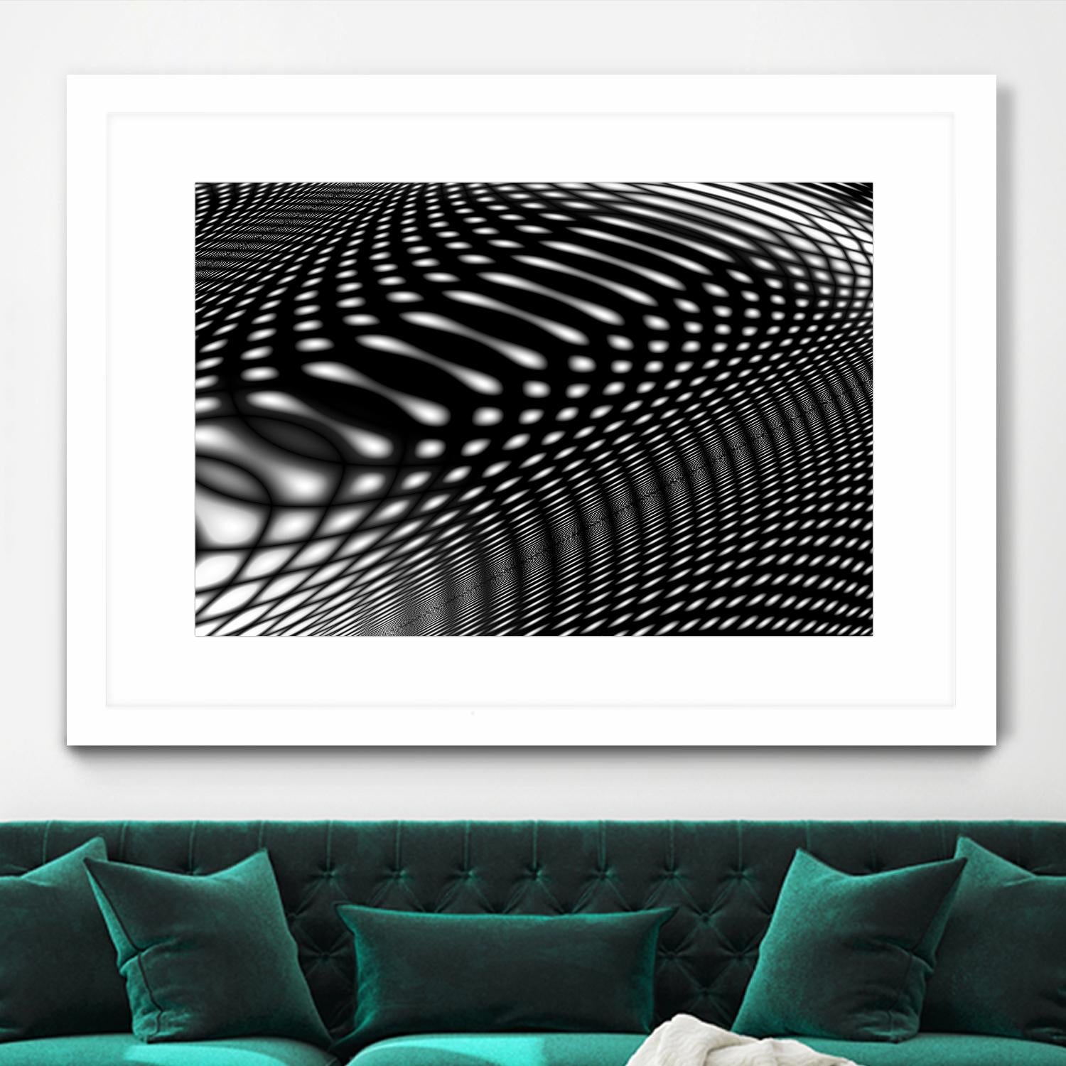 Interference IV by James Leese on GIANT ART - white abstract