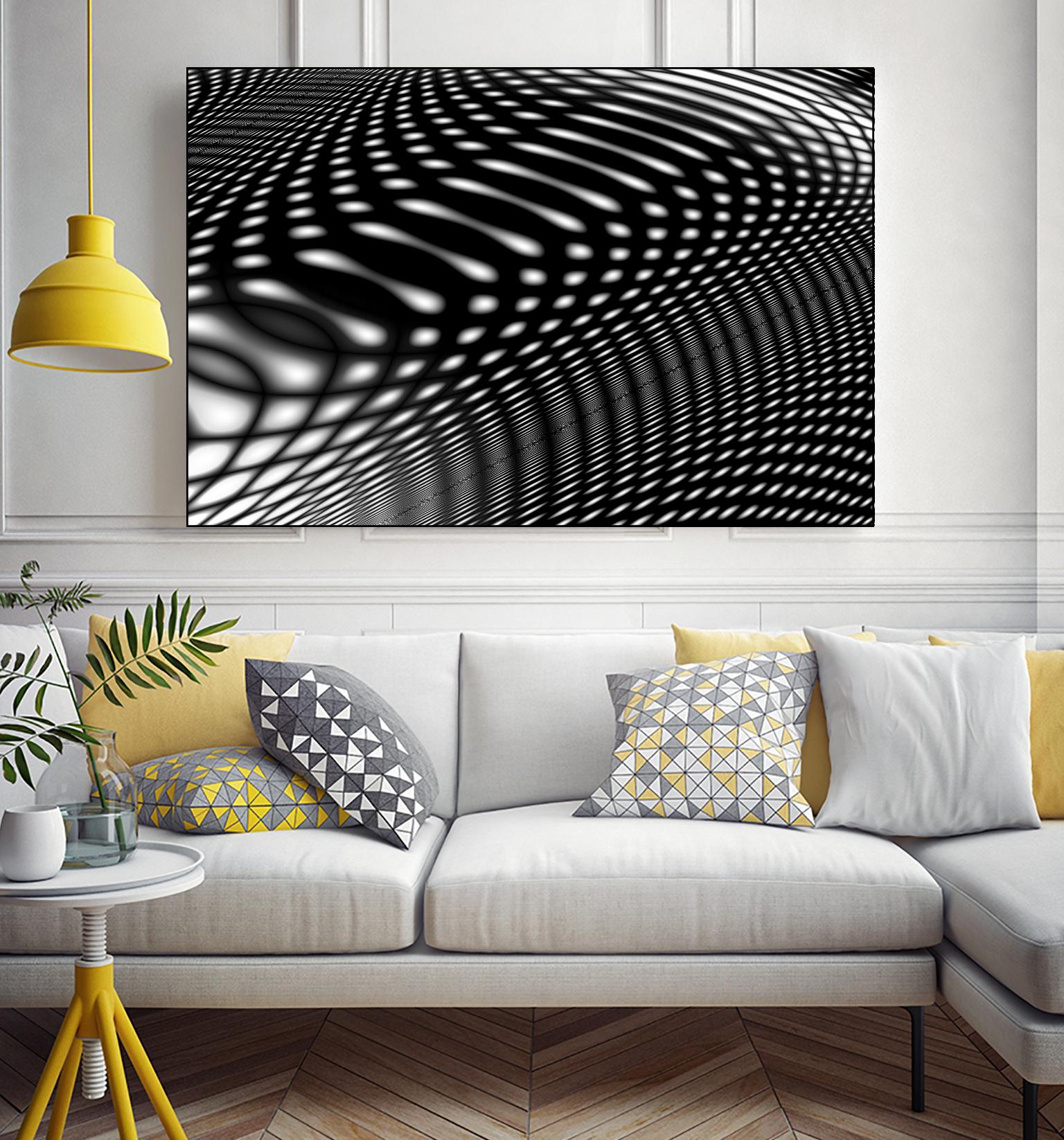 Interference IV by James Leese on GIANT ART - white abstract