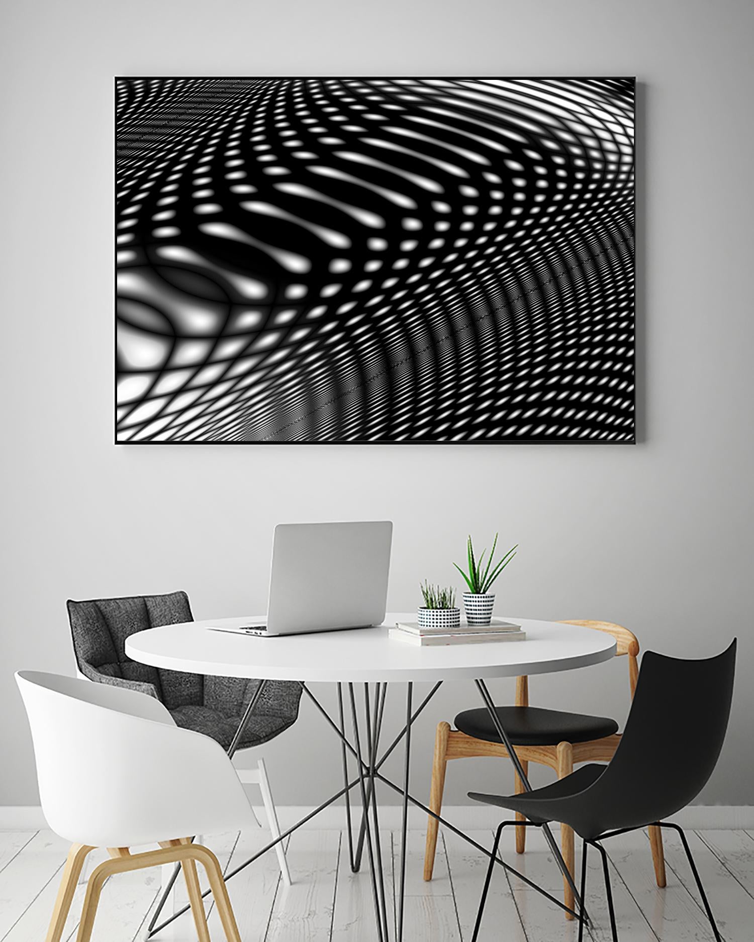 Interference IV by James Leese on GIANT ART - white abstract