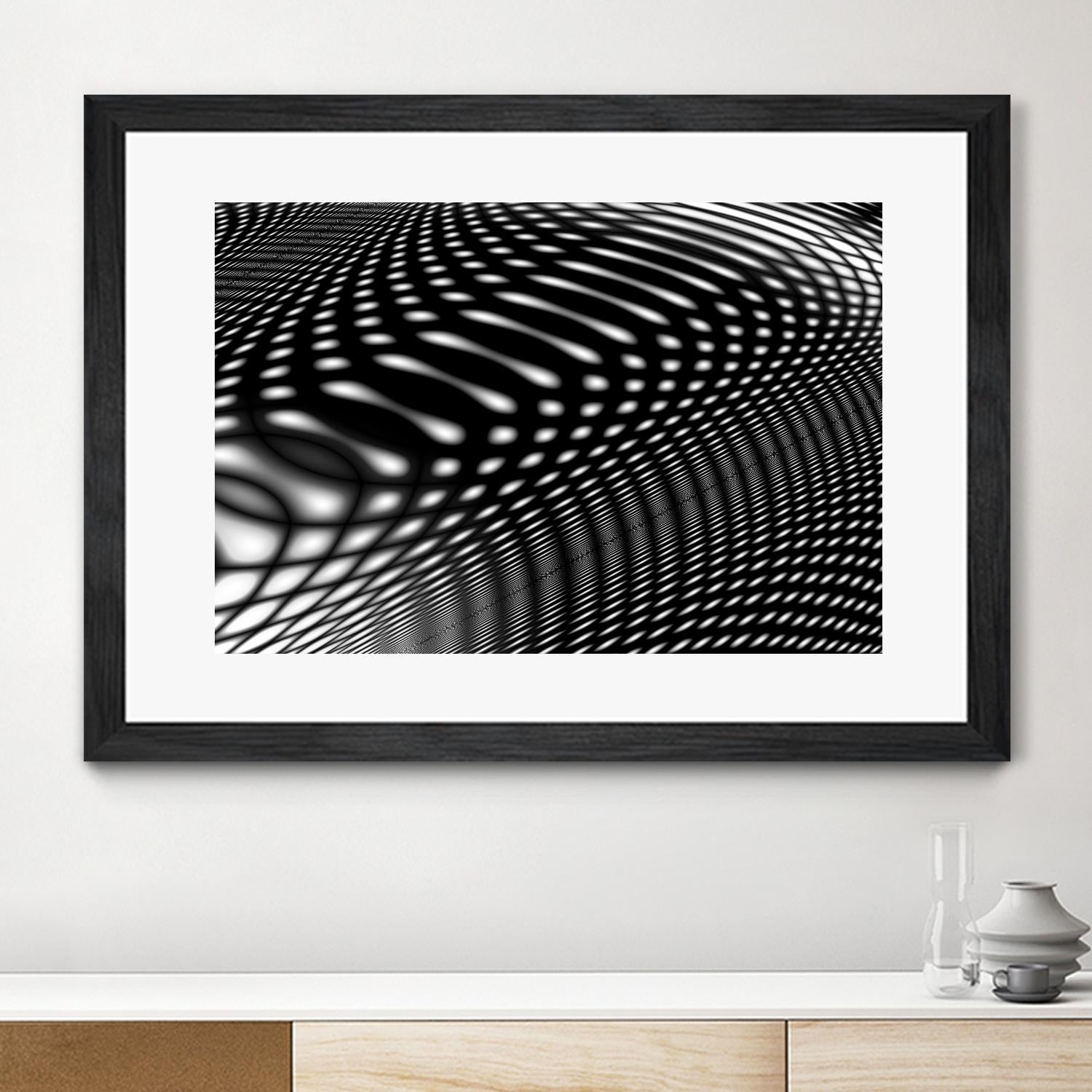 Interference IV by James Leese on GIANT ART - white abstract