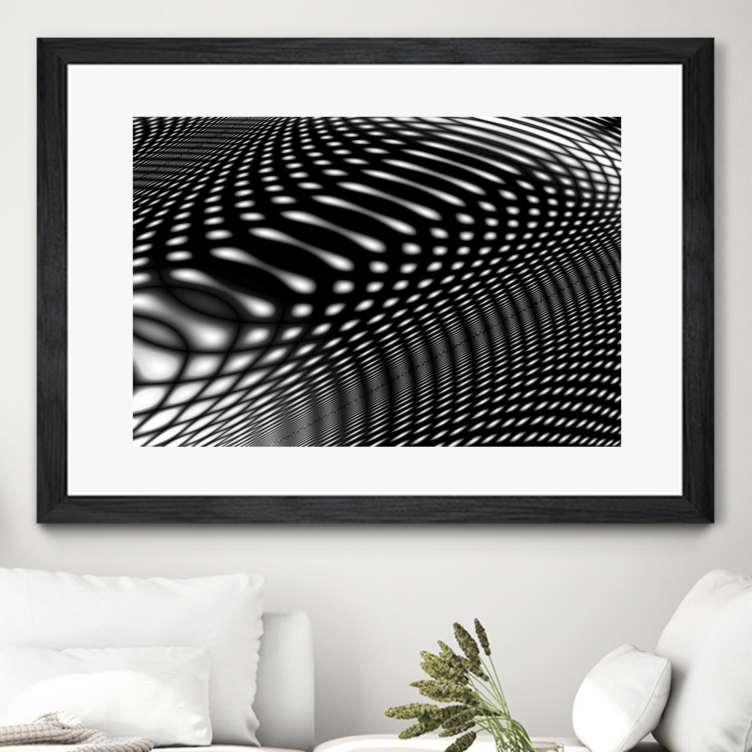 Interference IV by James Leese on GIANT ART - white abstract