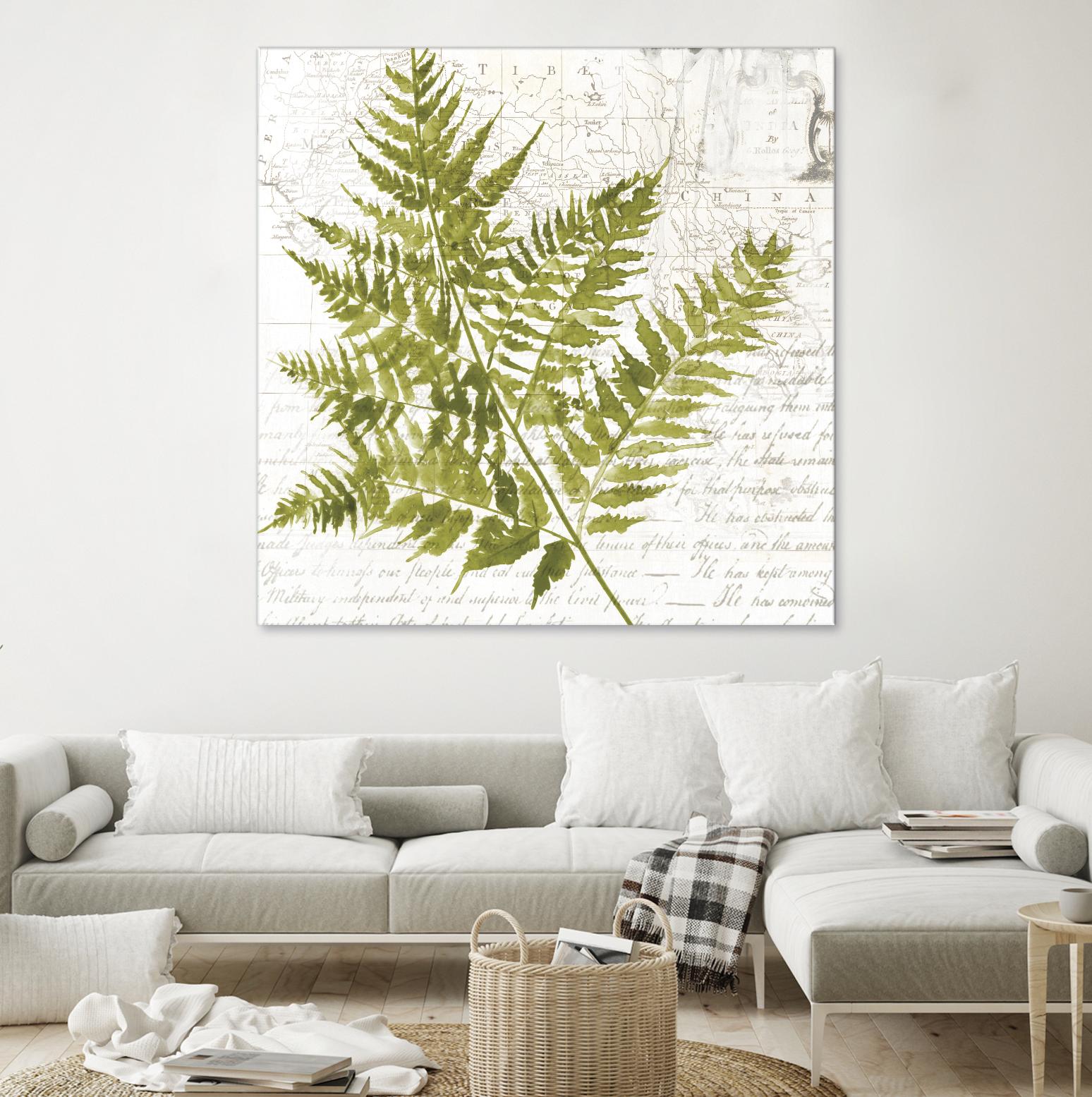 Fern I by Asia Jensen on GIANT ART - green botany