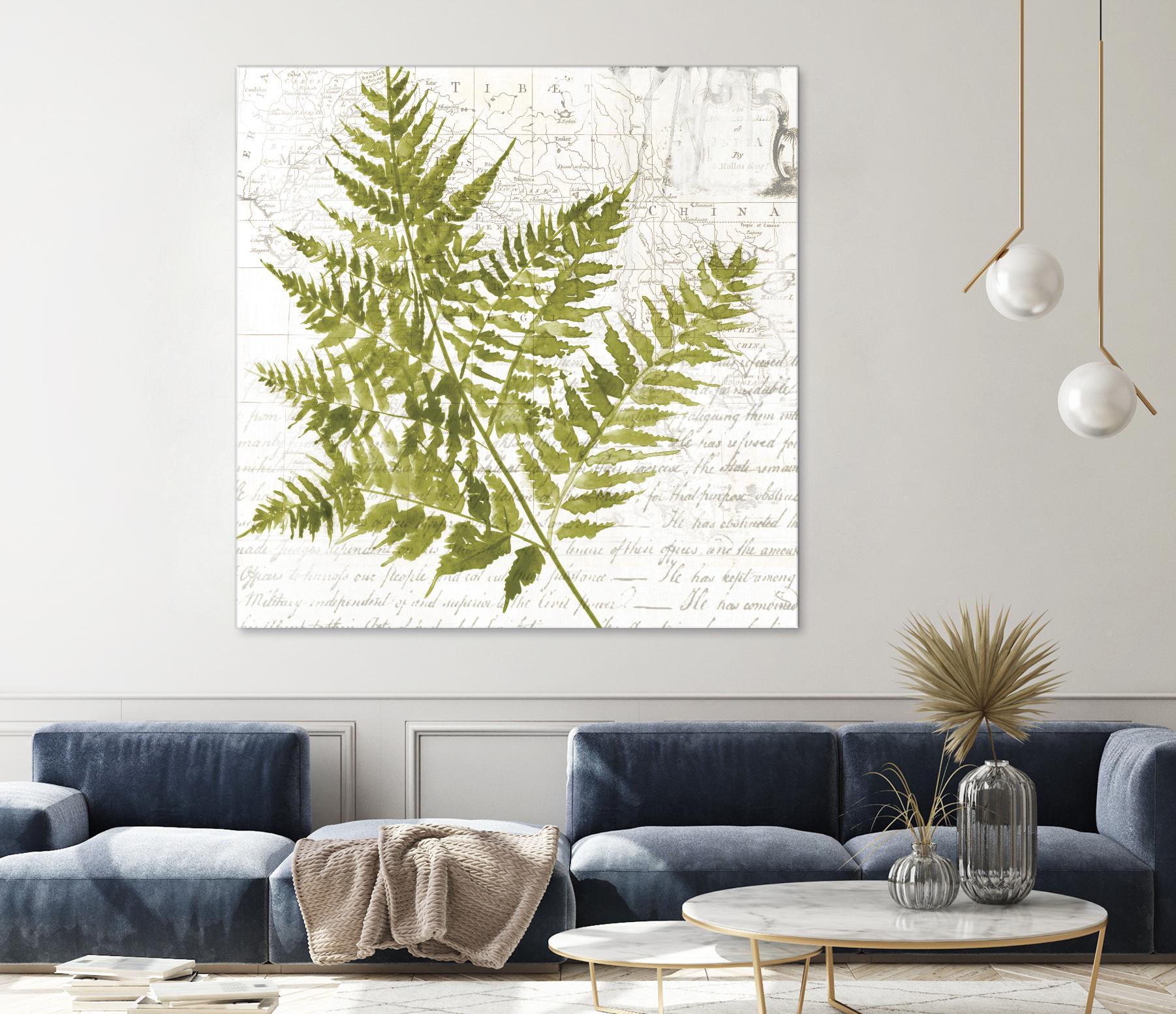 Fern I by Asia Jensen on GIANT ART - green botany