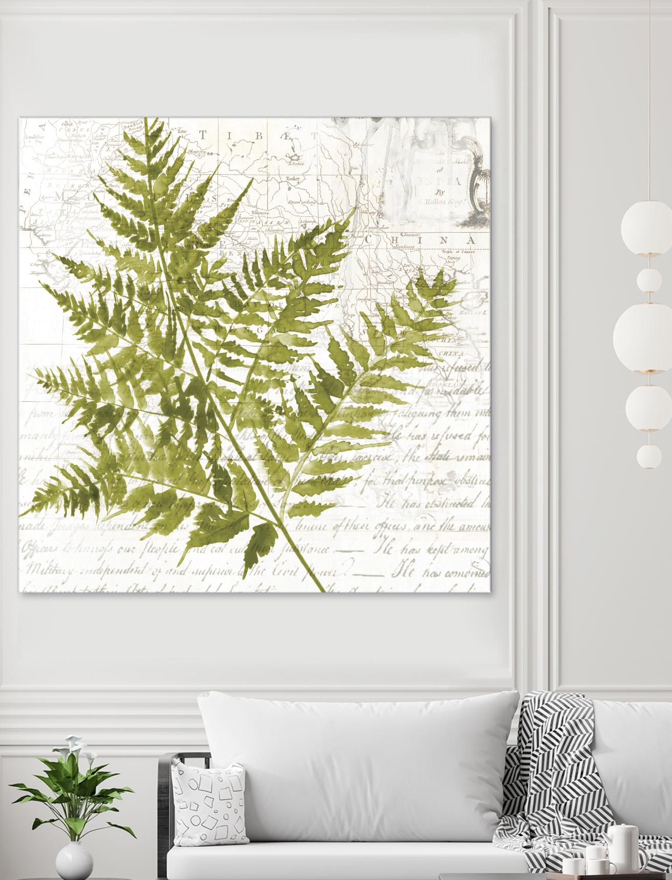 Fern I by Asia Jensen on GIANT ART - green botany