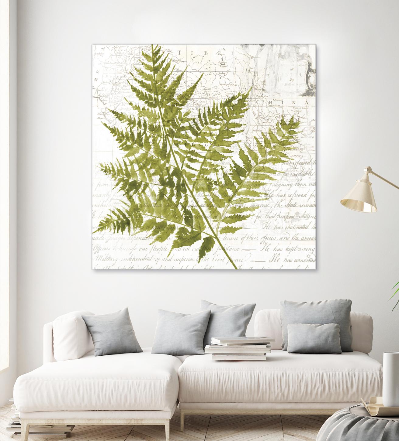 Fern I by Asia Jensen on GIANT ART - green botany