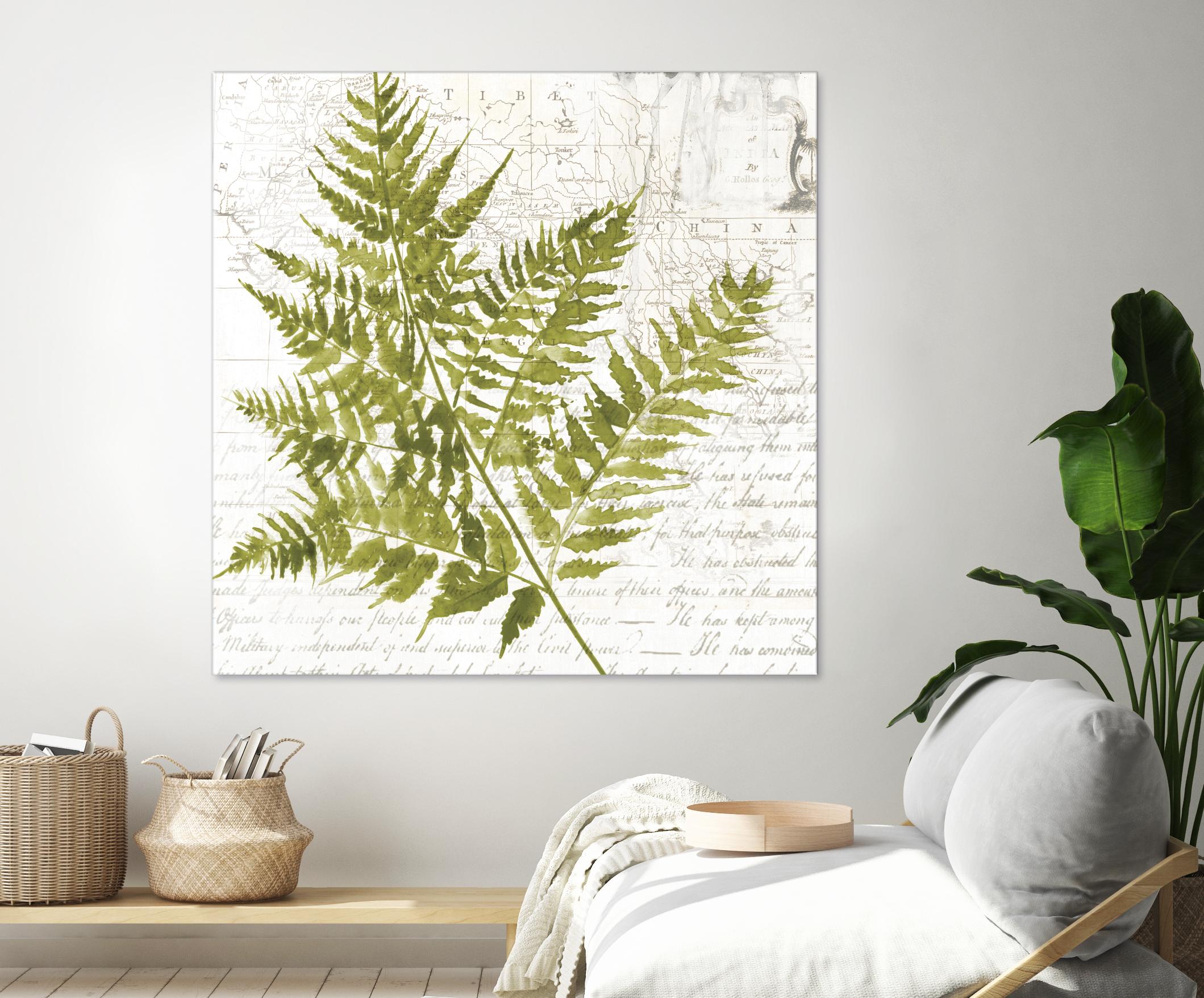 Fern I by Asia Jensen on GIANT ART - green botany