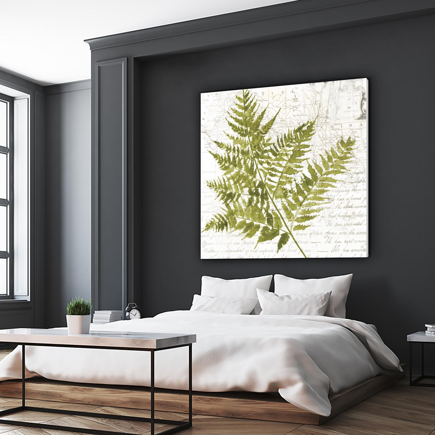 Fern I by Asia Jensen on GIANT ART - green botany