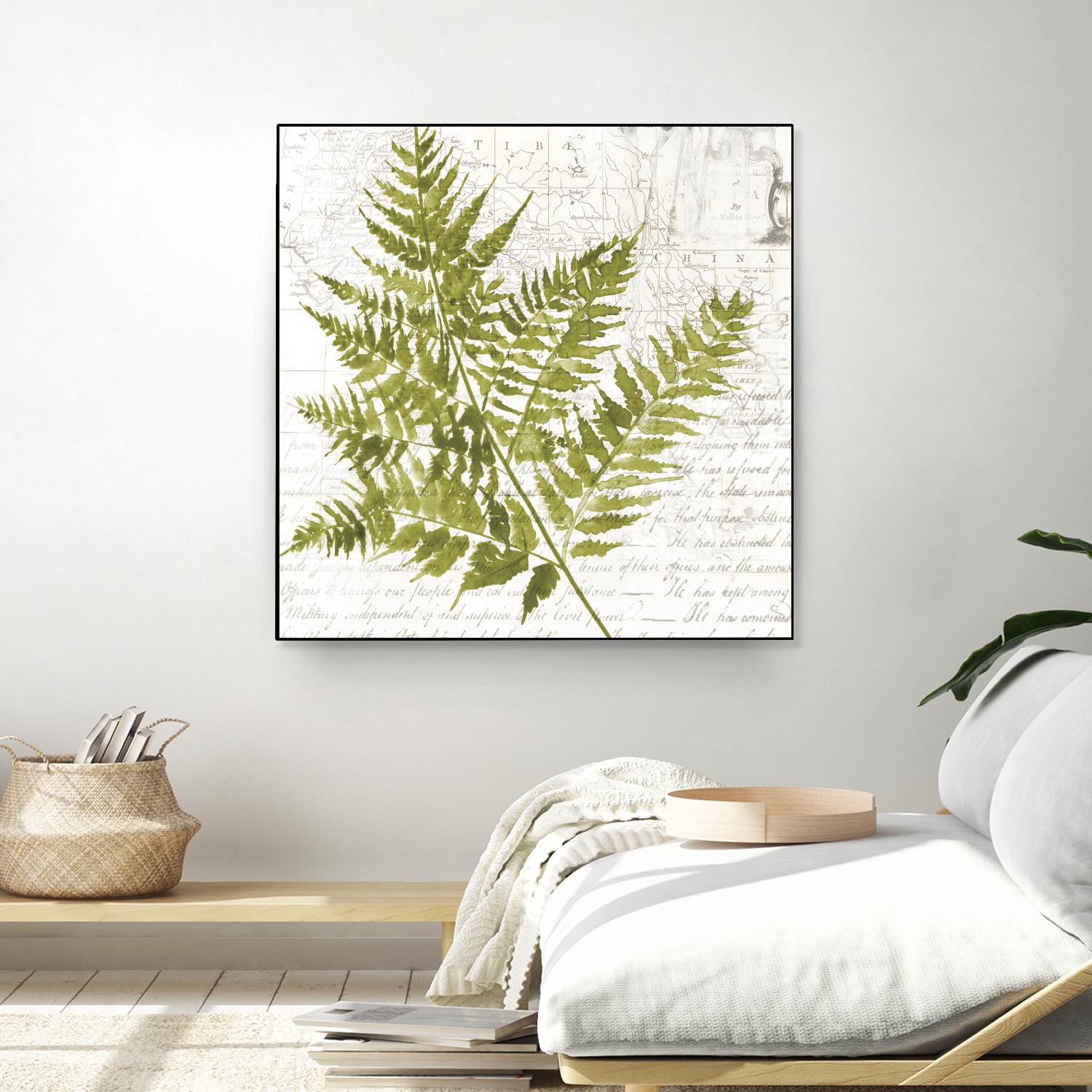 Fern I by Asia Jensen on GIANT ART - green botany