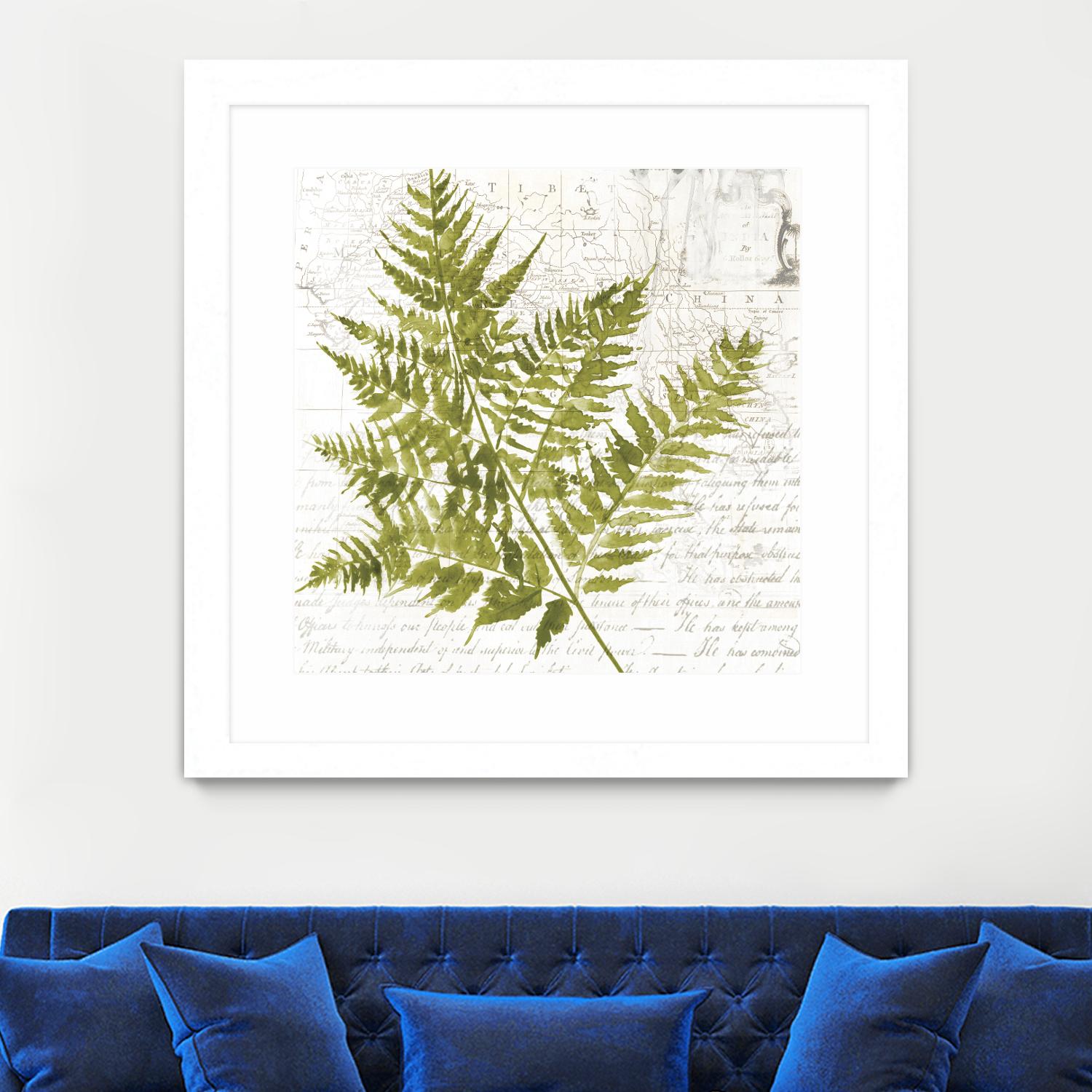 Fern I by Asia Jensen on GIANT ART - green botany