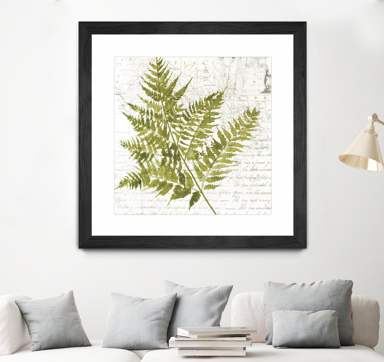 Fern I by Asia Jensen on GIANT ART - green botany