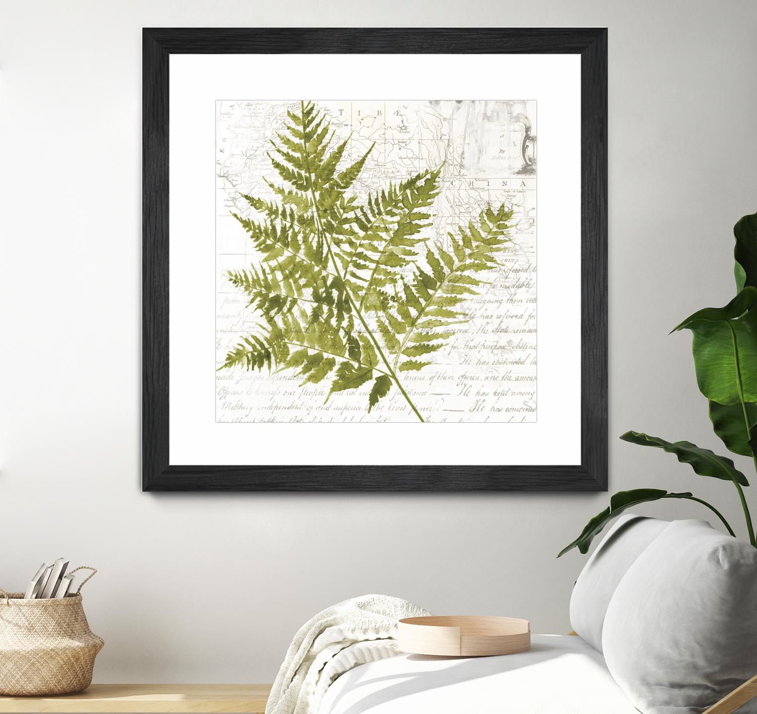 Fern I by Asia Jensen on GIANT ART - green botany