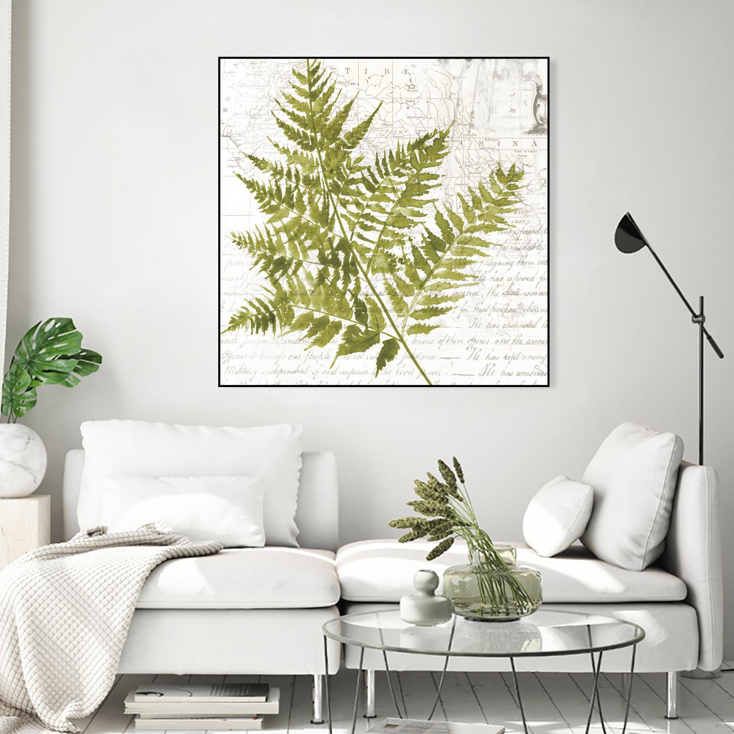 Fern I by Asia Jensen on GIANT ART - green botany