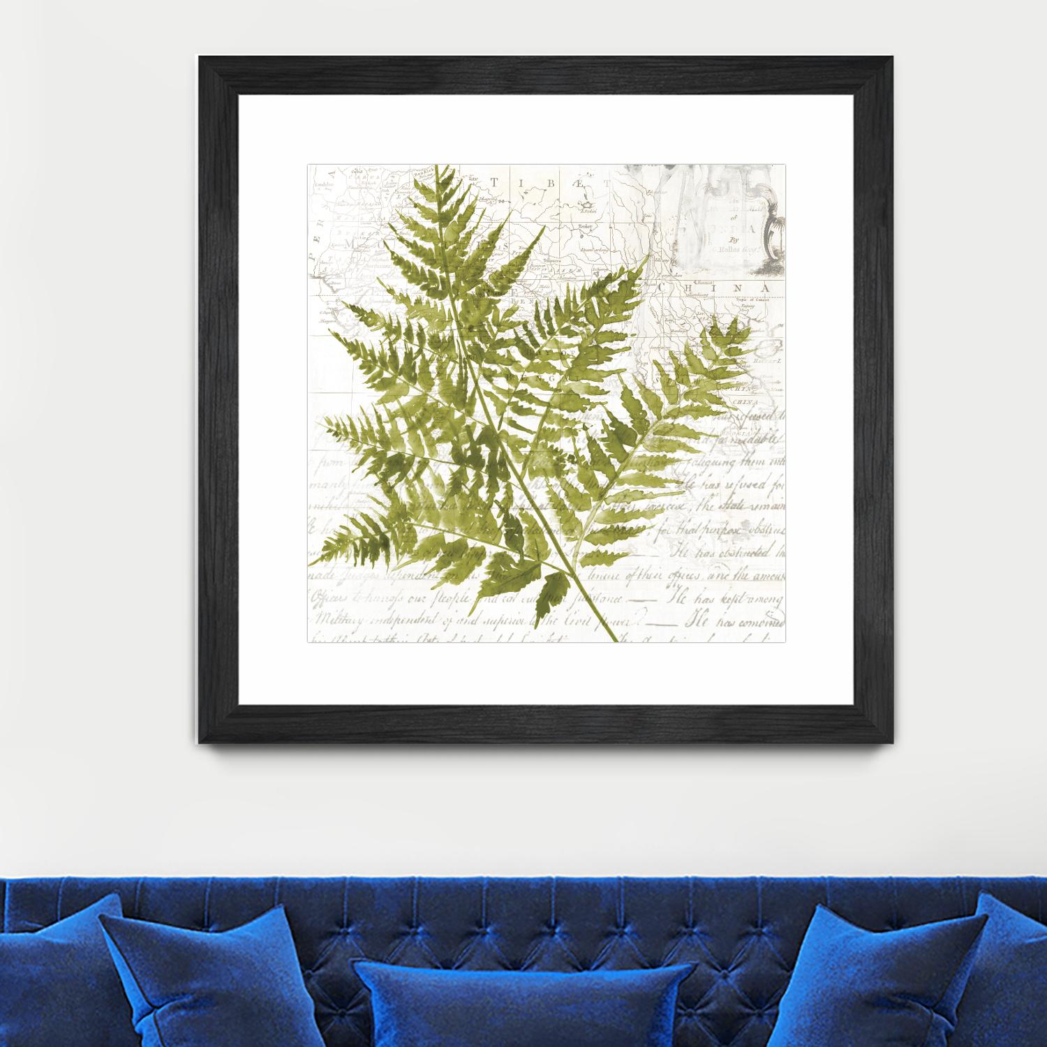 Fern I by Asia Jensen on GIANT ART - green botany