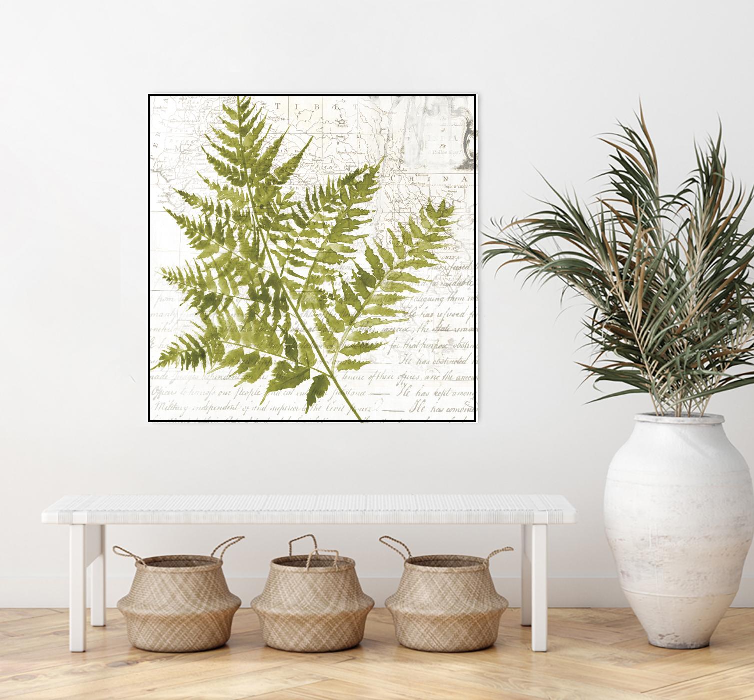 Fern I by Asia Jensen on GIANT ART - green botany