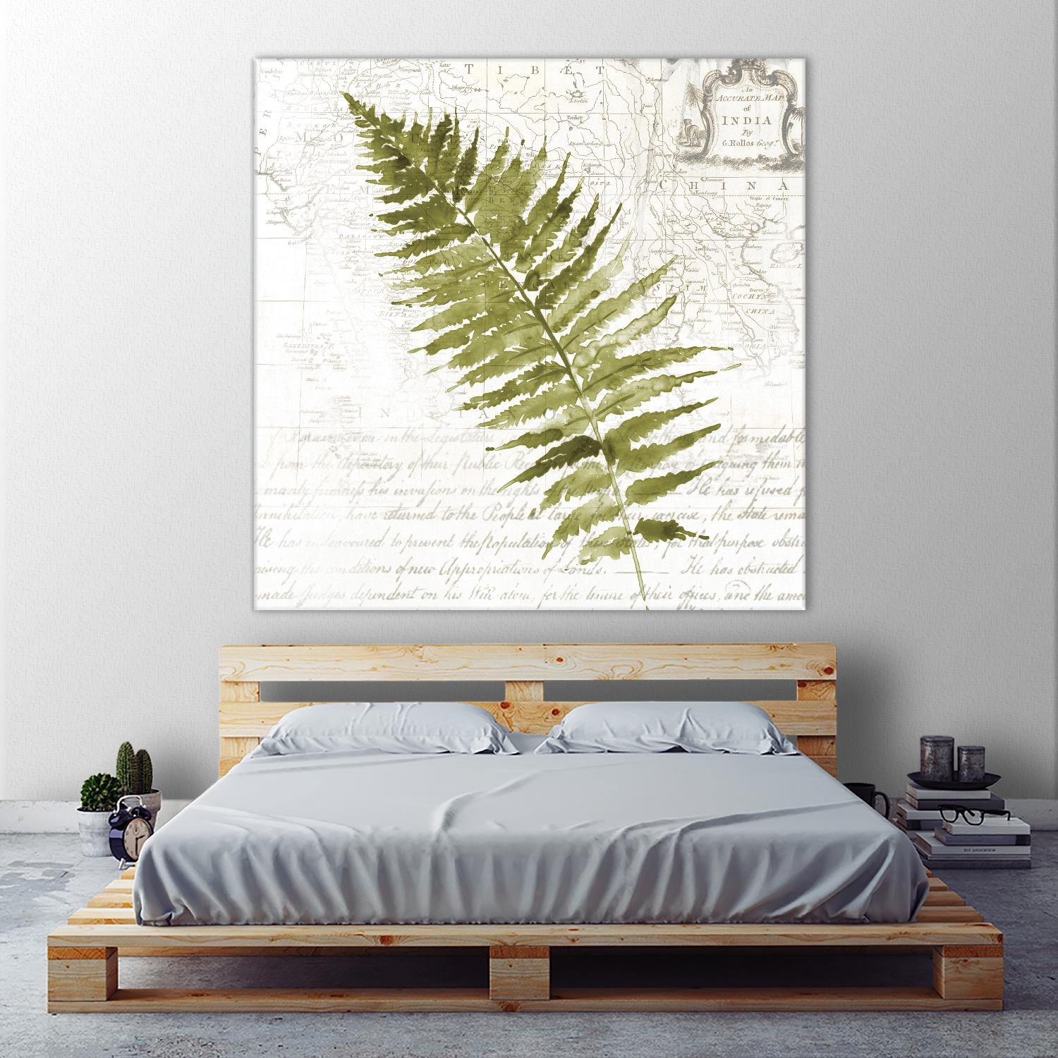 Fern II by Asia Jensen on GIANT ART - green botany