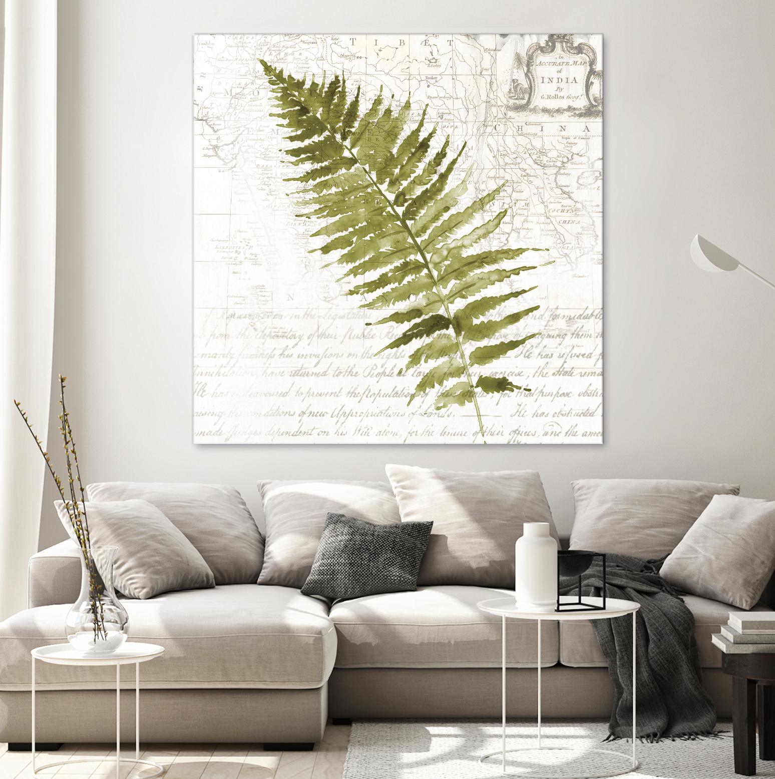 Fern II by Asia Jensen on GIANT ART - green botany