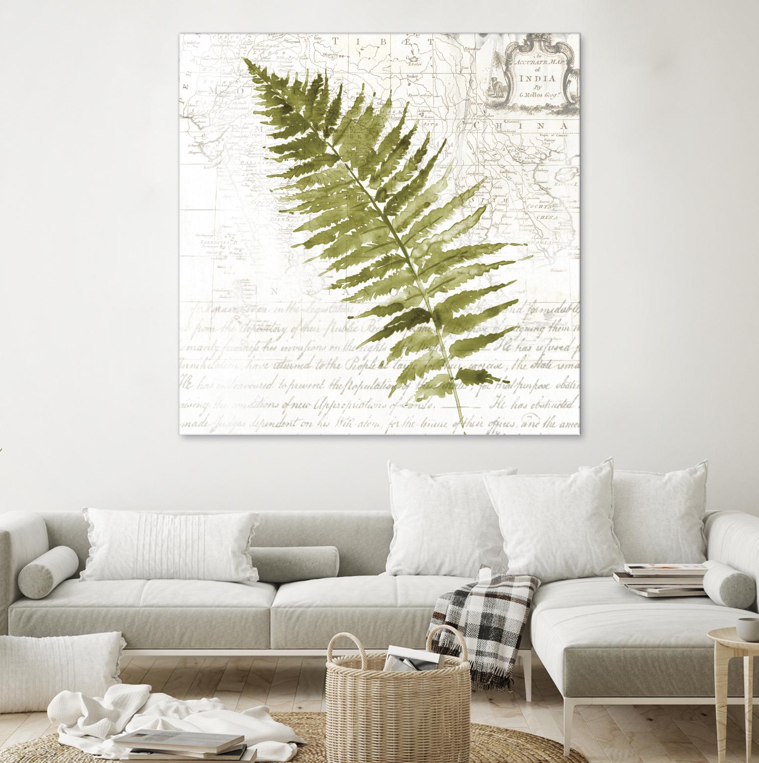 Fern II by Asia Jensen on GIANT ART - green botany