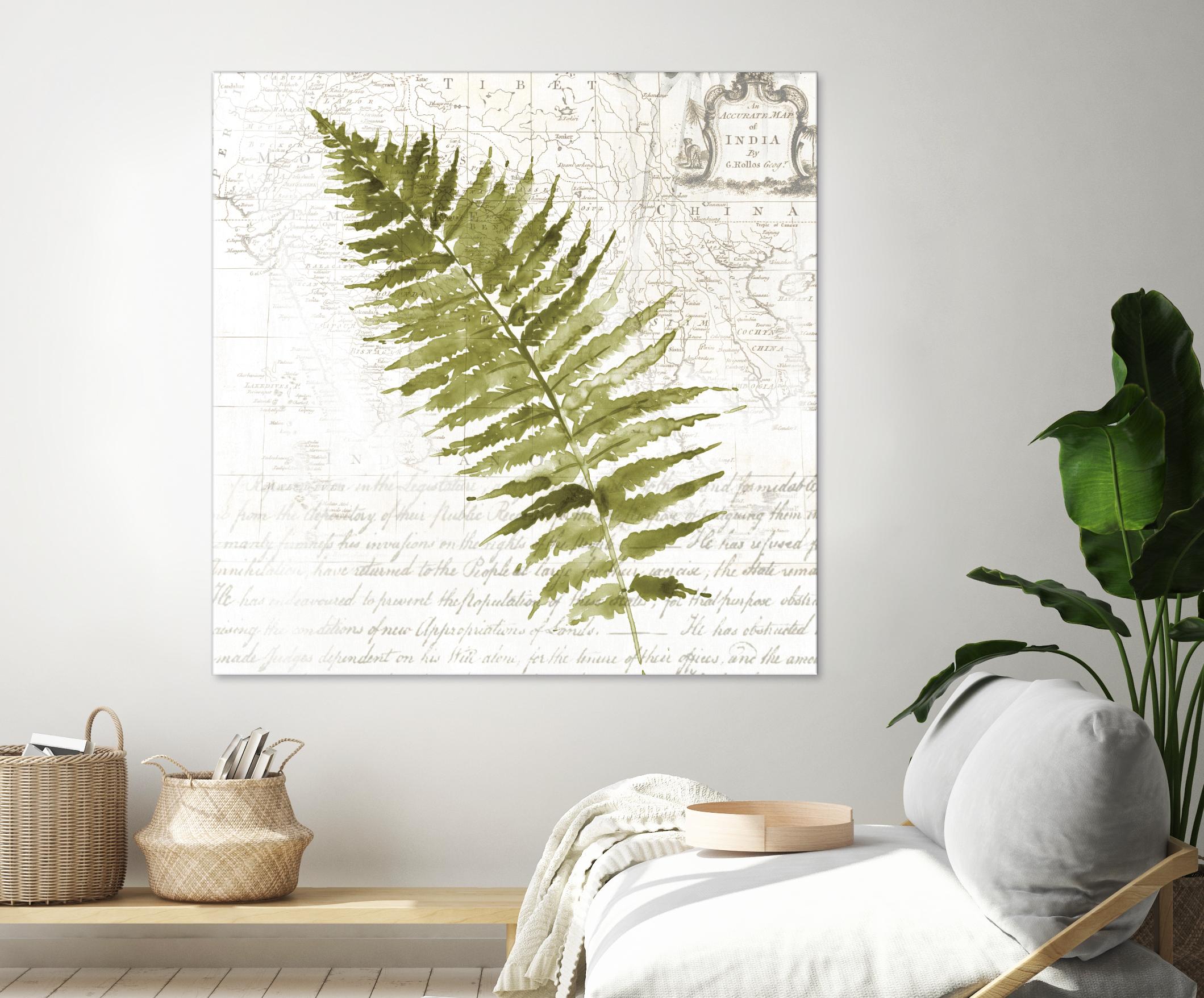 Fern II by Asia Jensen on GIANT ART - green botany