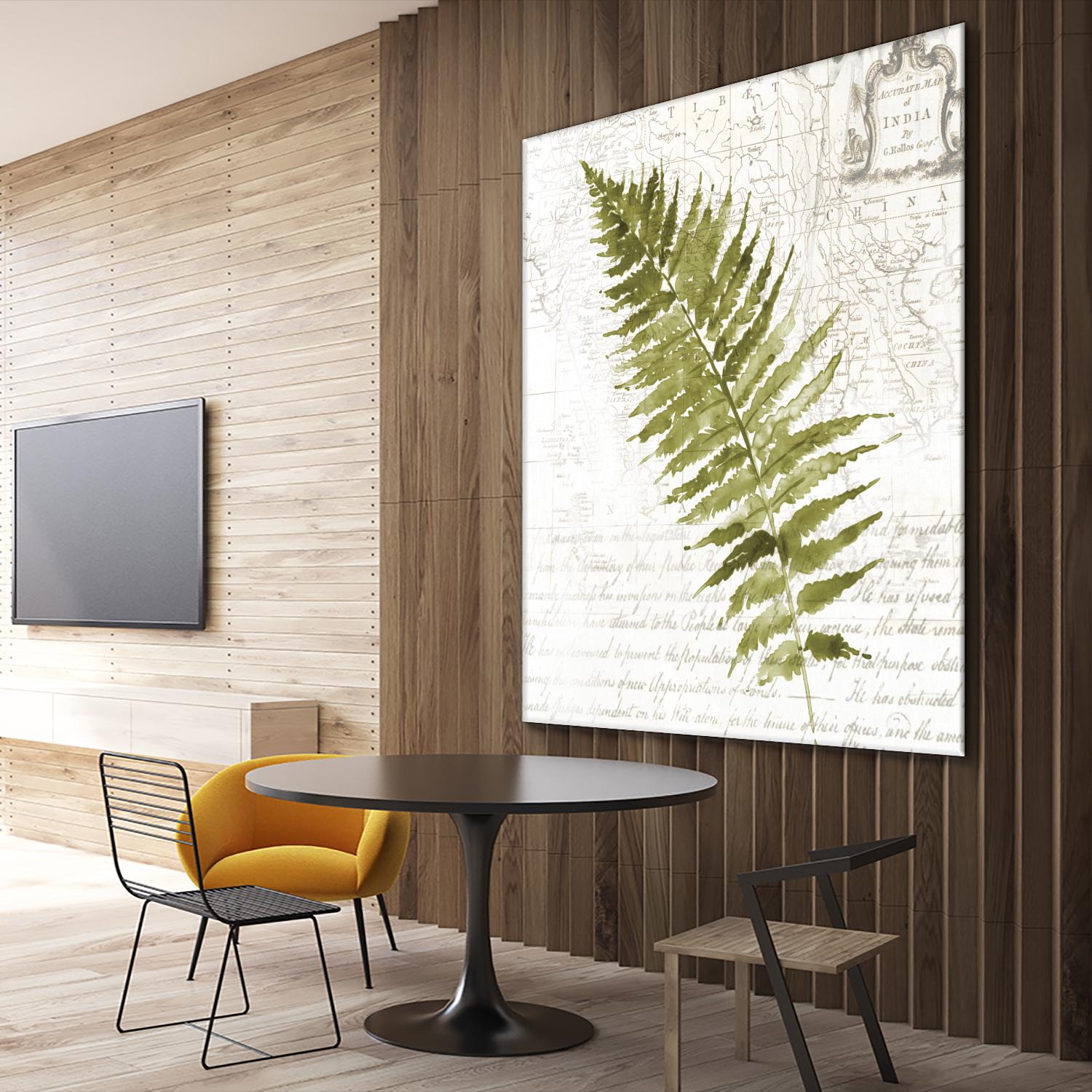 Fern II by Asia Jensen on GIANT ART - green botany