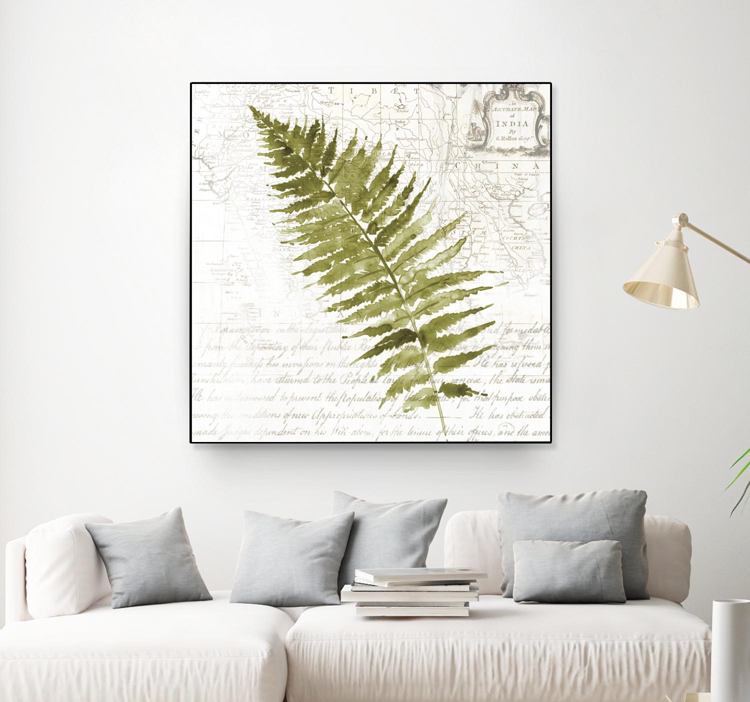 Fern II by Asia Jensen on GIANT ART - green botany