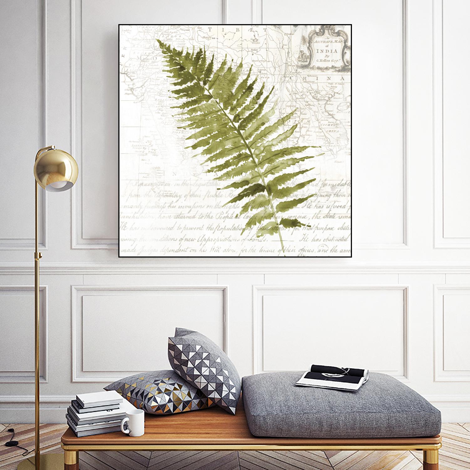 Fern II by Asia Jensen on GIANT ART - green botany