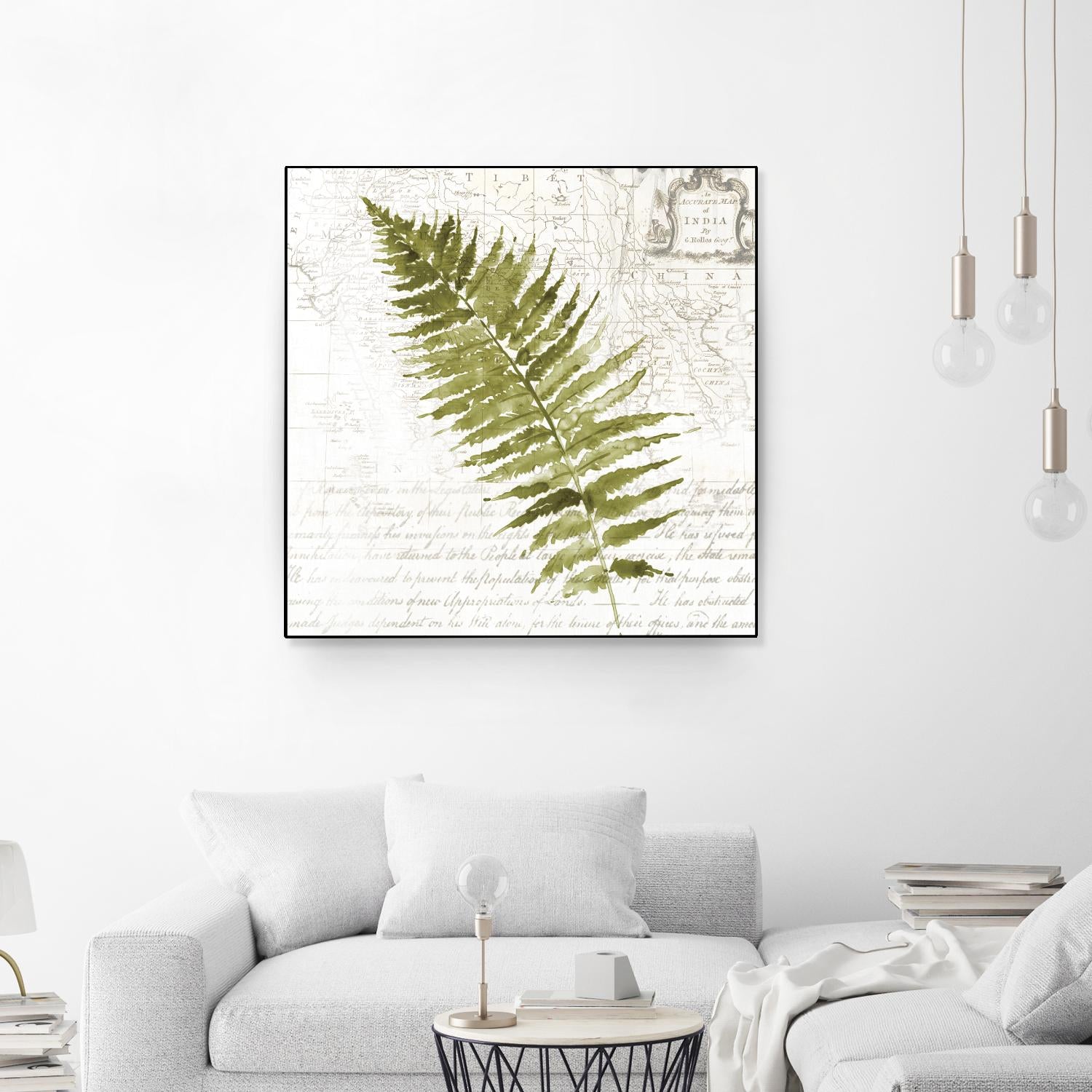 Fern II by Asia Jensen on GIANT ART - green botany