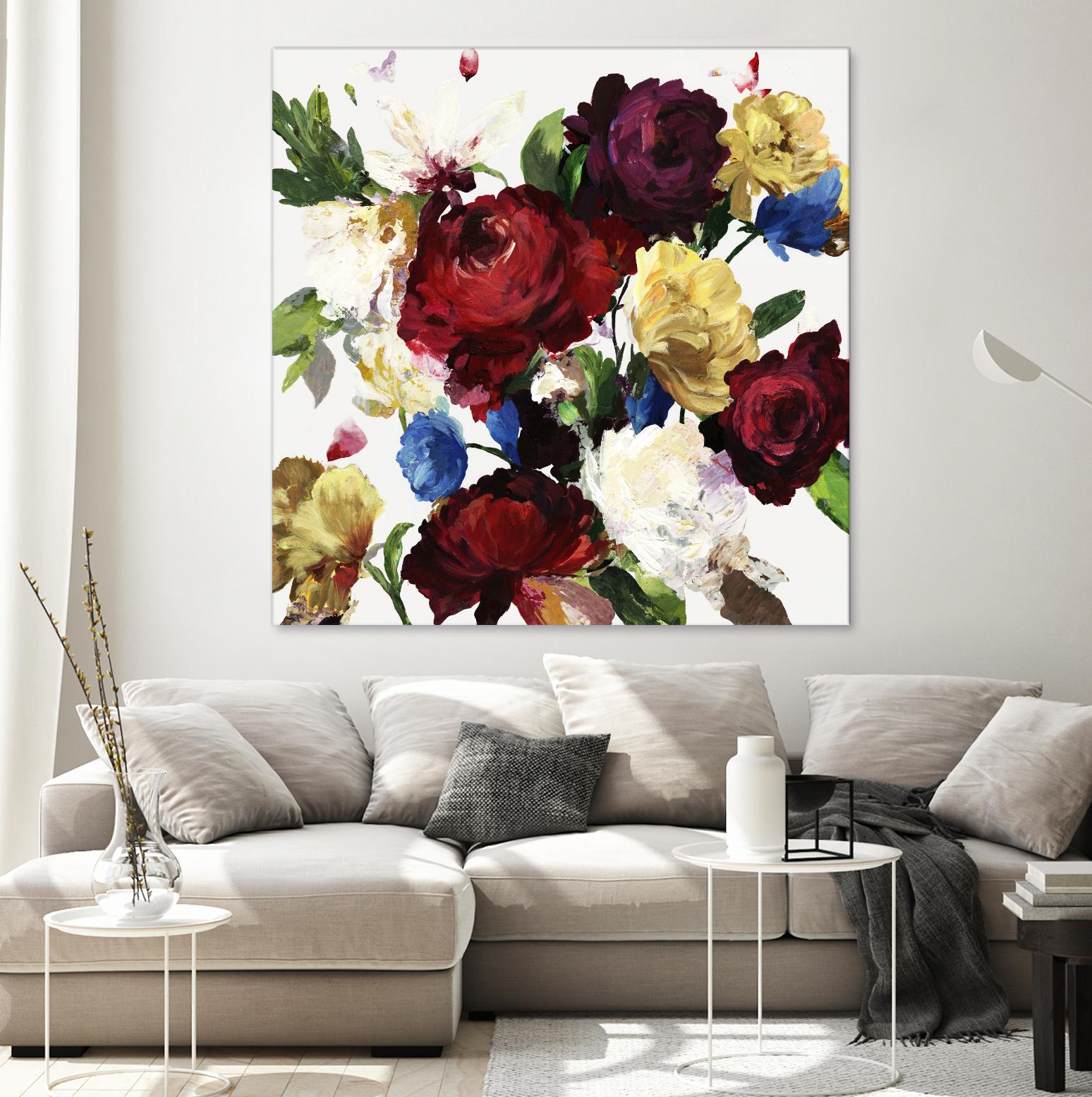 Autumn Floral by Asia Jensen on GIANT ART - white floral