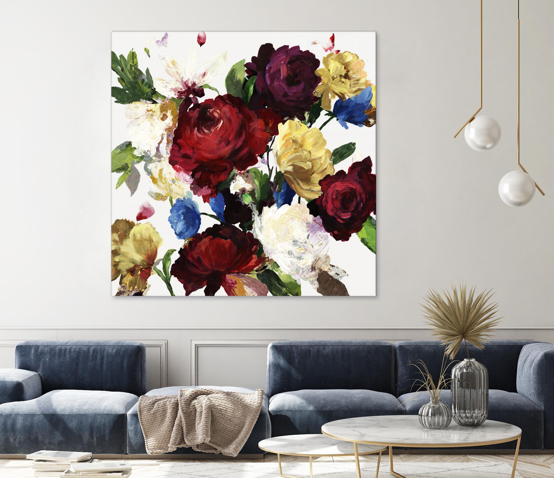 Autumn Floral by Asia Jensen on GIANT ART - white floral
