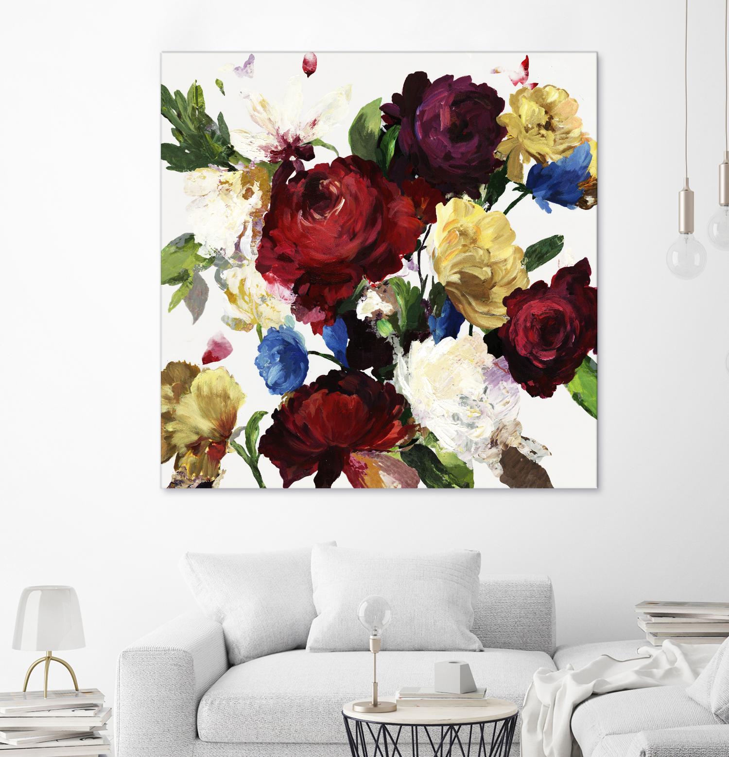 Autumn Floral by Asia Jensen on GIANT ART - white floral
