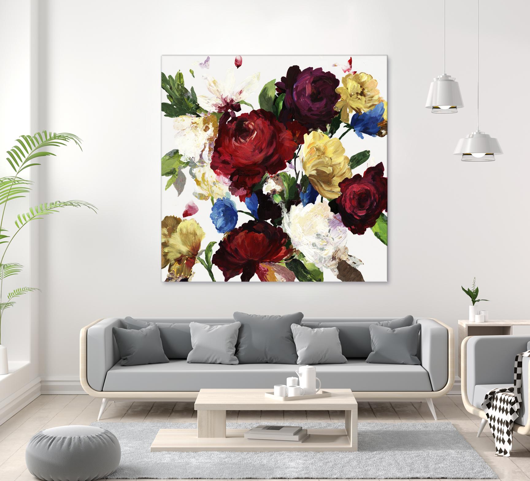Autumn Floral by Asia Jensen on GIANT ART - white floral