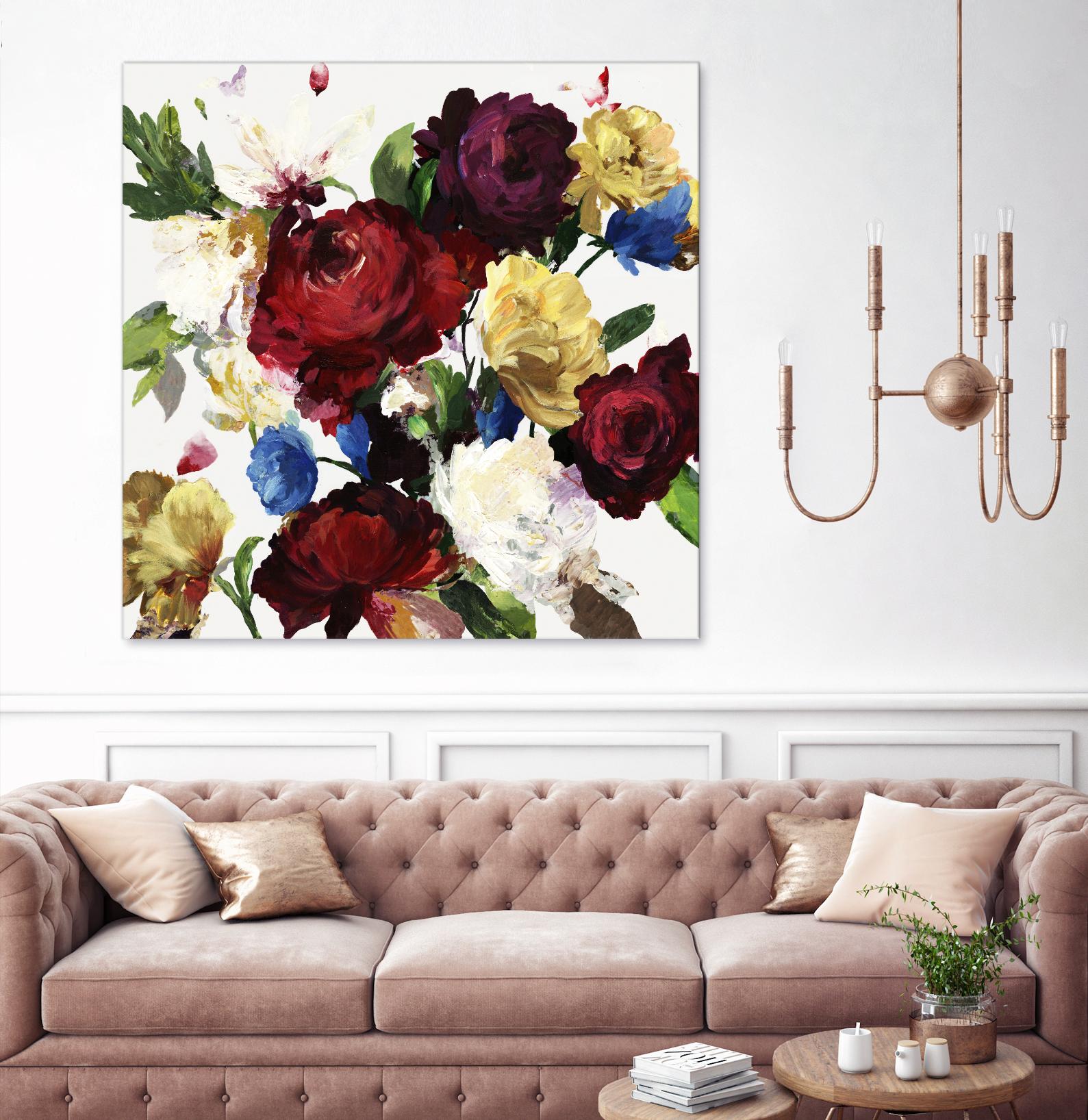 Autumn Floral by Asia Jensen on GIANT ART - white floral